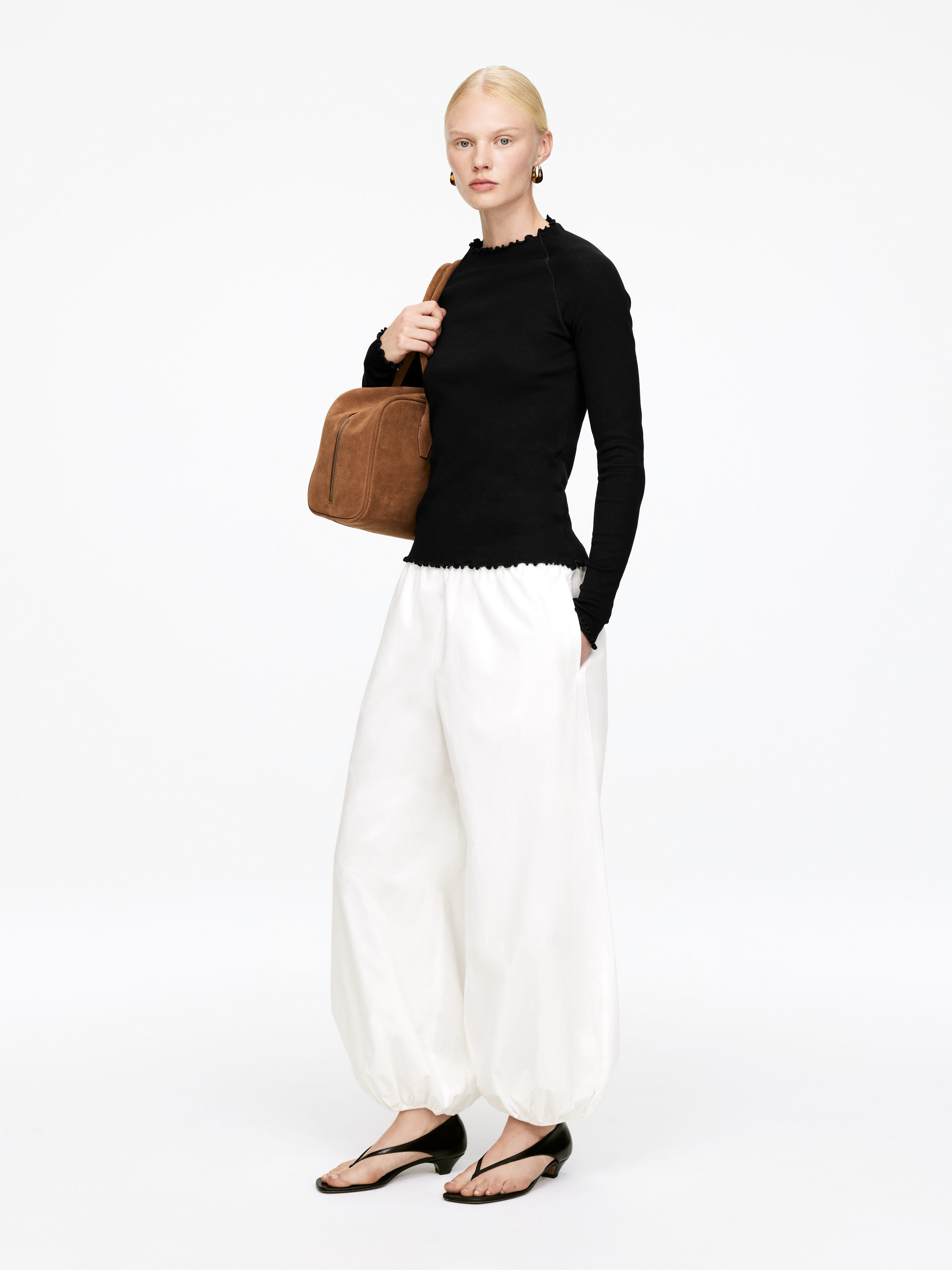 Babylock Long-Sleeve T-Shirt - Black - Slim fit - Women - StillMedia/Lookbook - 3
