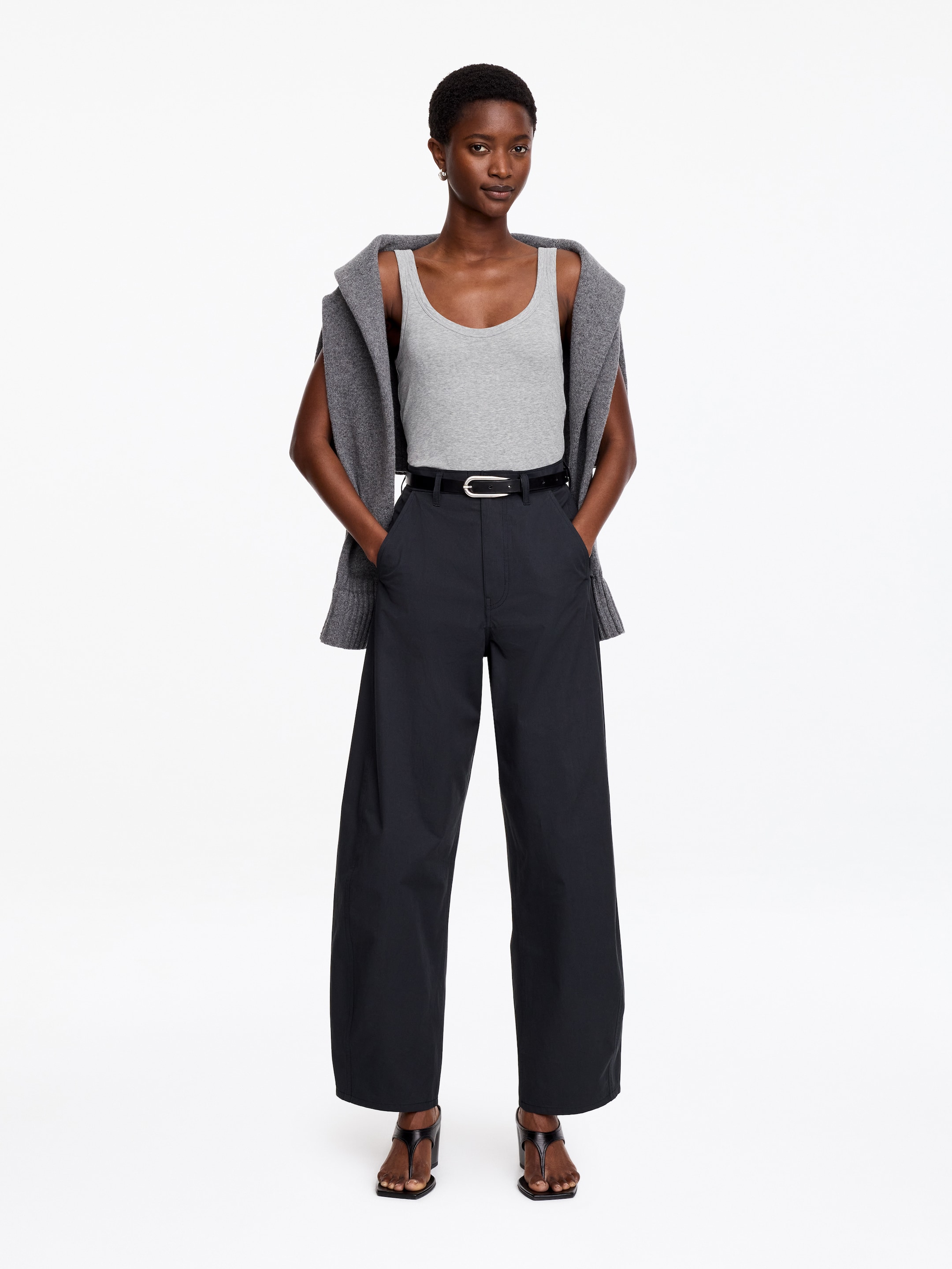 Tanktop mit U-Ausschnitt - Graumeliert - Regular Fit - Damen - StillMedia/Lookbook - 6