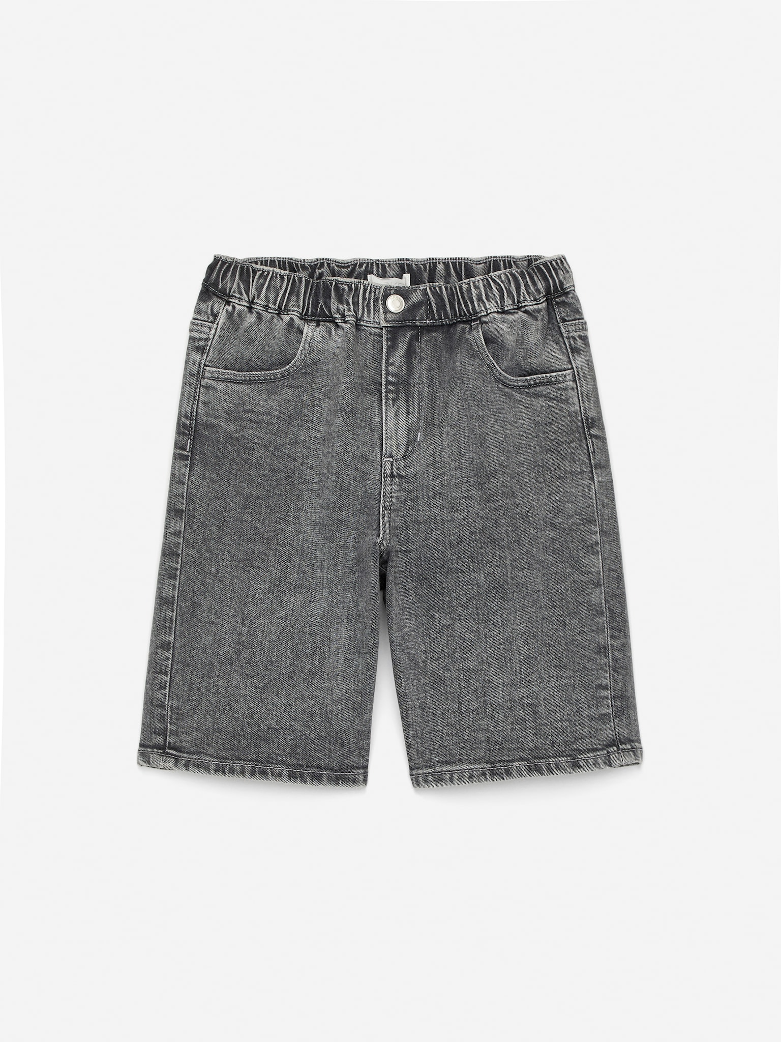 Shorts in denim - Grigio