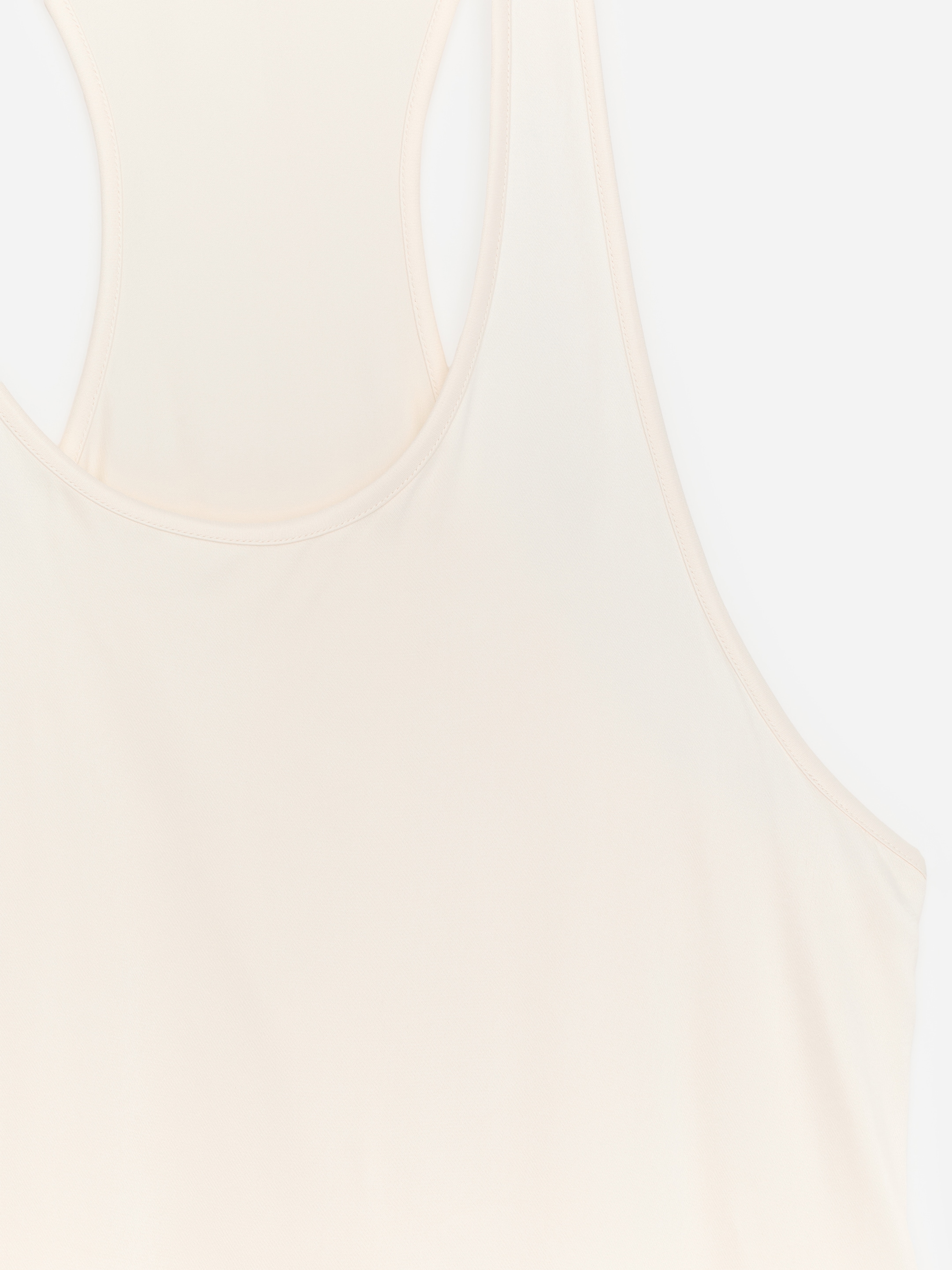 Sportoberteil aus Satin - Cremeweiß - Regular Fit - Damen - StillMedia/DescriptiveDetail - 2