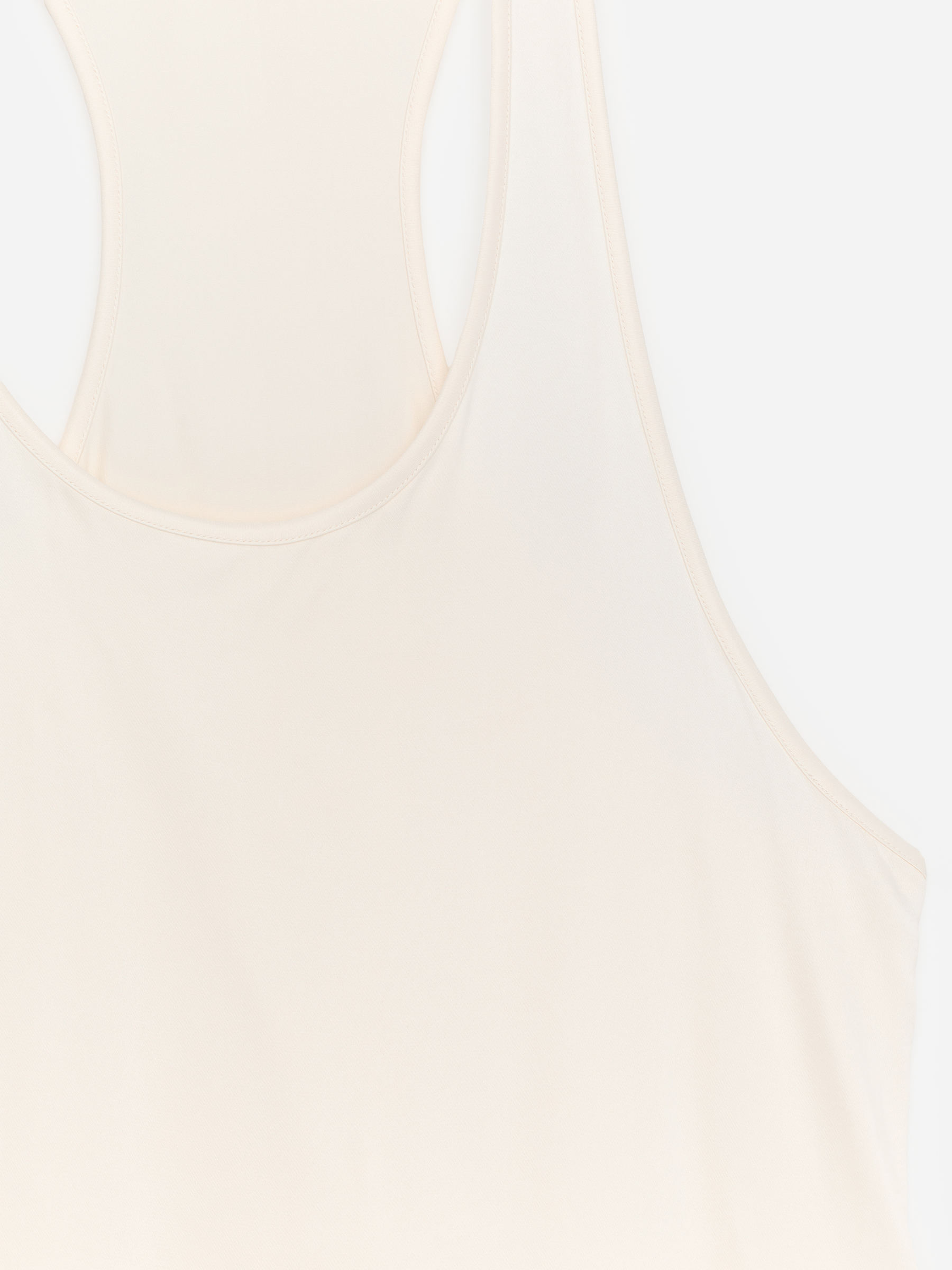 Sportoberteil aus Satin - Cremeweiß - Regular Fit - Damen - StillMedia/DescriptiveDetail - 2