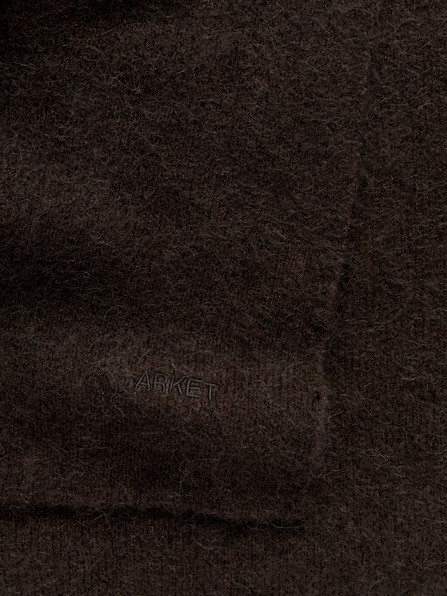 Alpaca-Wool Blend Scarf - Brown - Men - StillMedia/DescriptiveDetail - 1