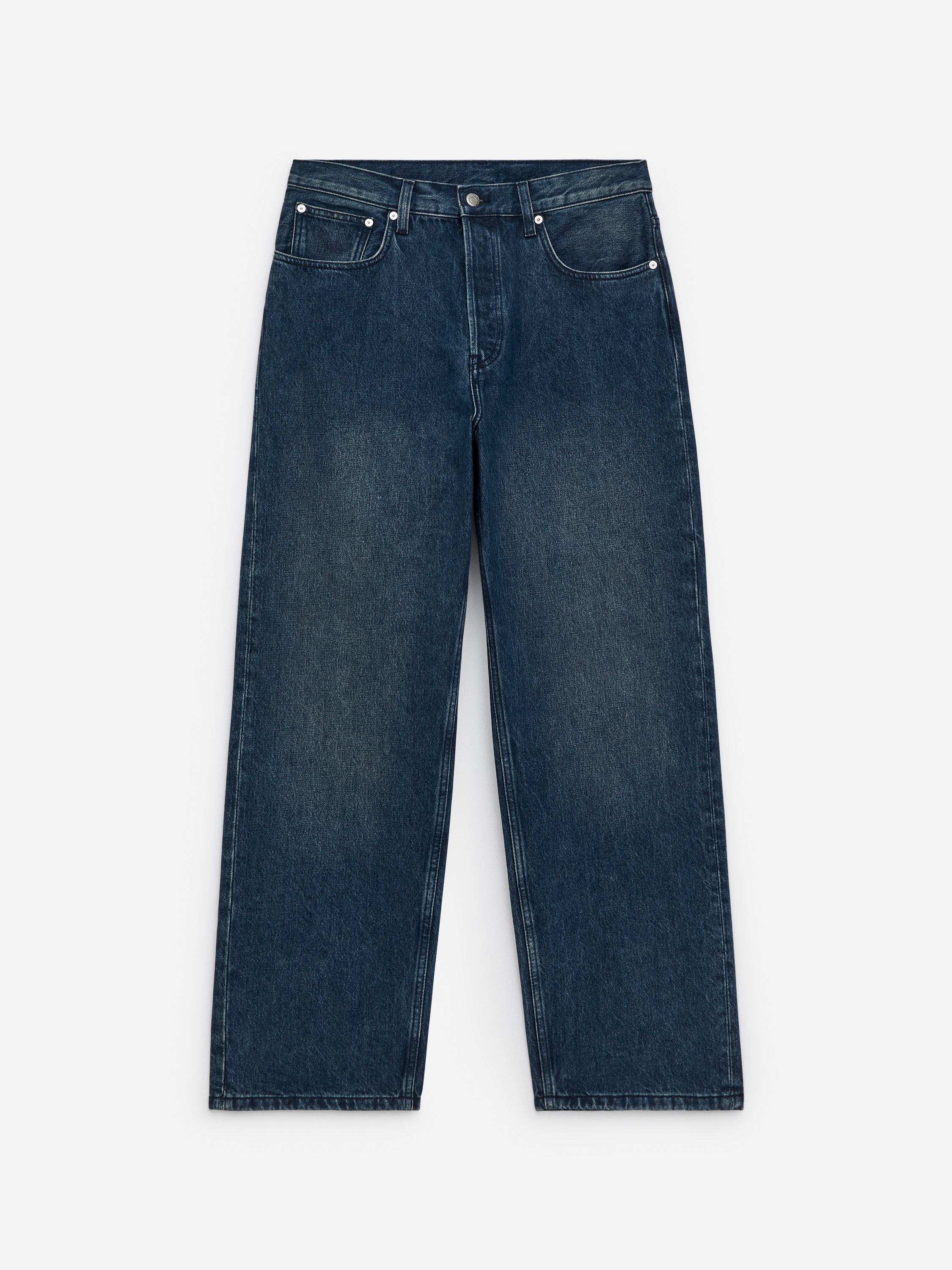 MIST Wide Jeans-#3E64A7-16186