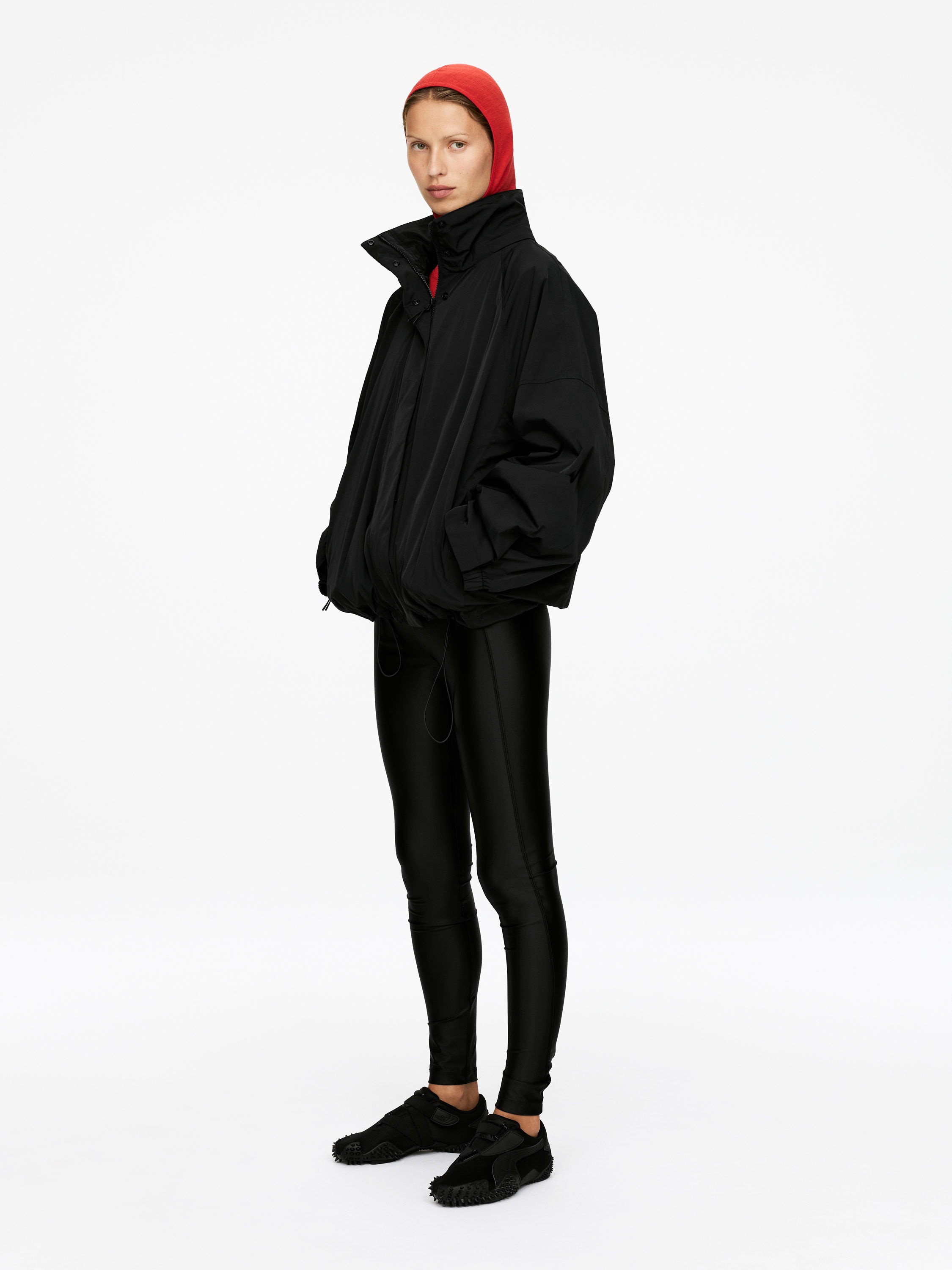 Lined Windbreaker - Black - Regular fit - Women - StillMedia/Lookbook - 4