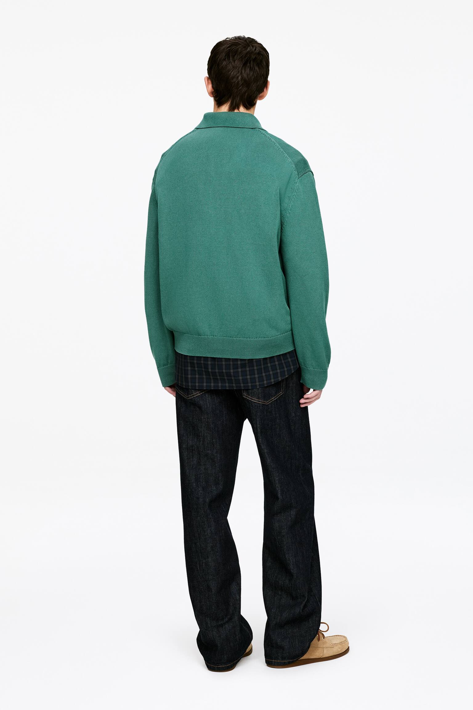 Poloshirt aus Baumwolle und Lyocell - Grün - 6