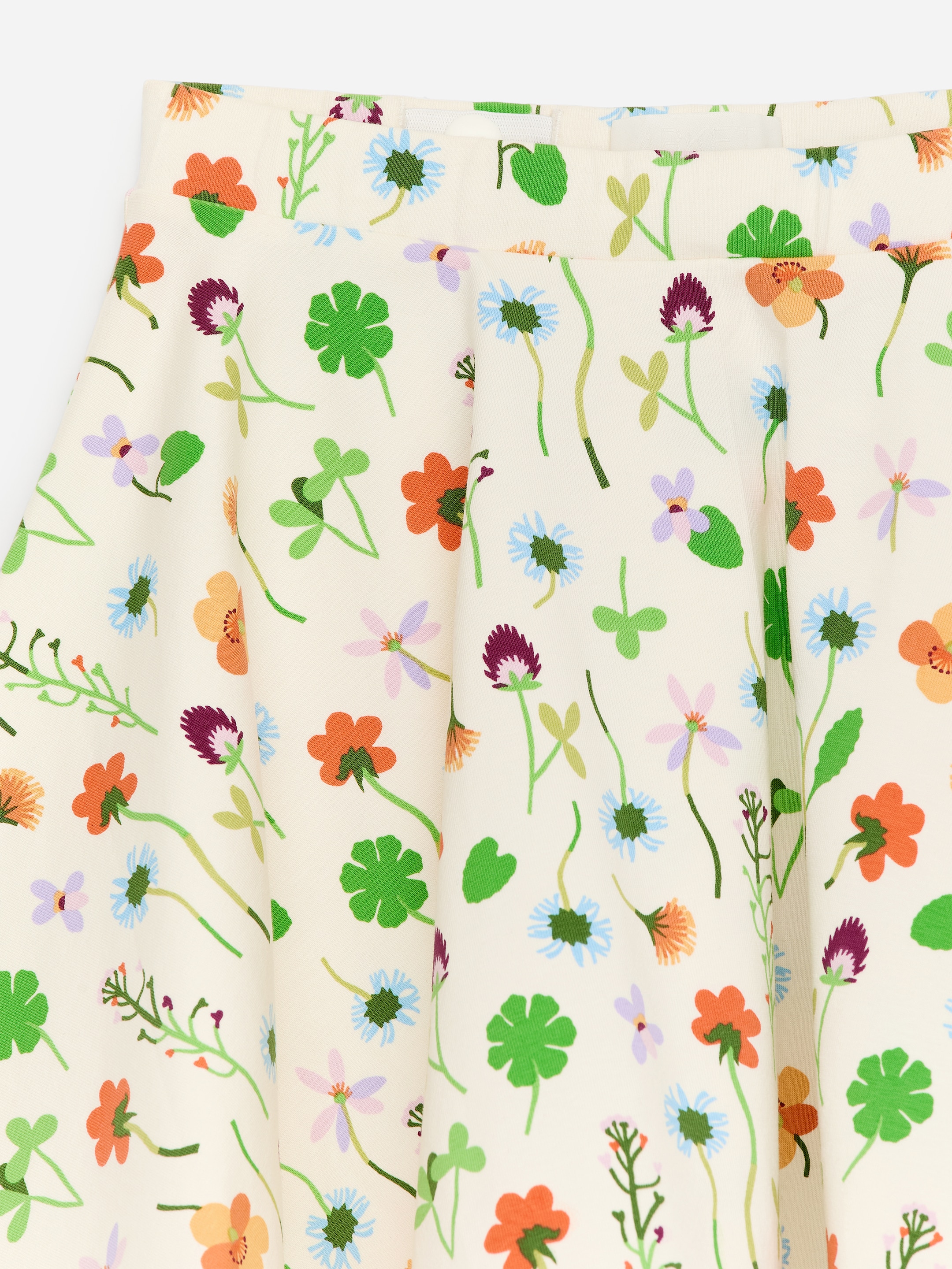 Printed A-Line Skirt - Off White/Floral - Regular fit - Children - StillMedia/DescriptiveDetail - 3