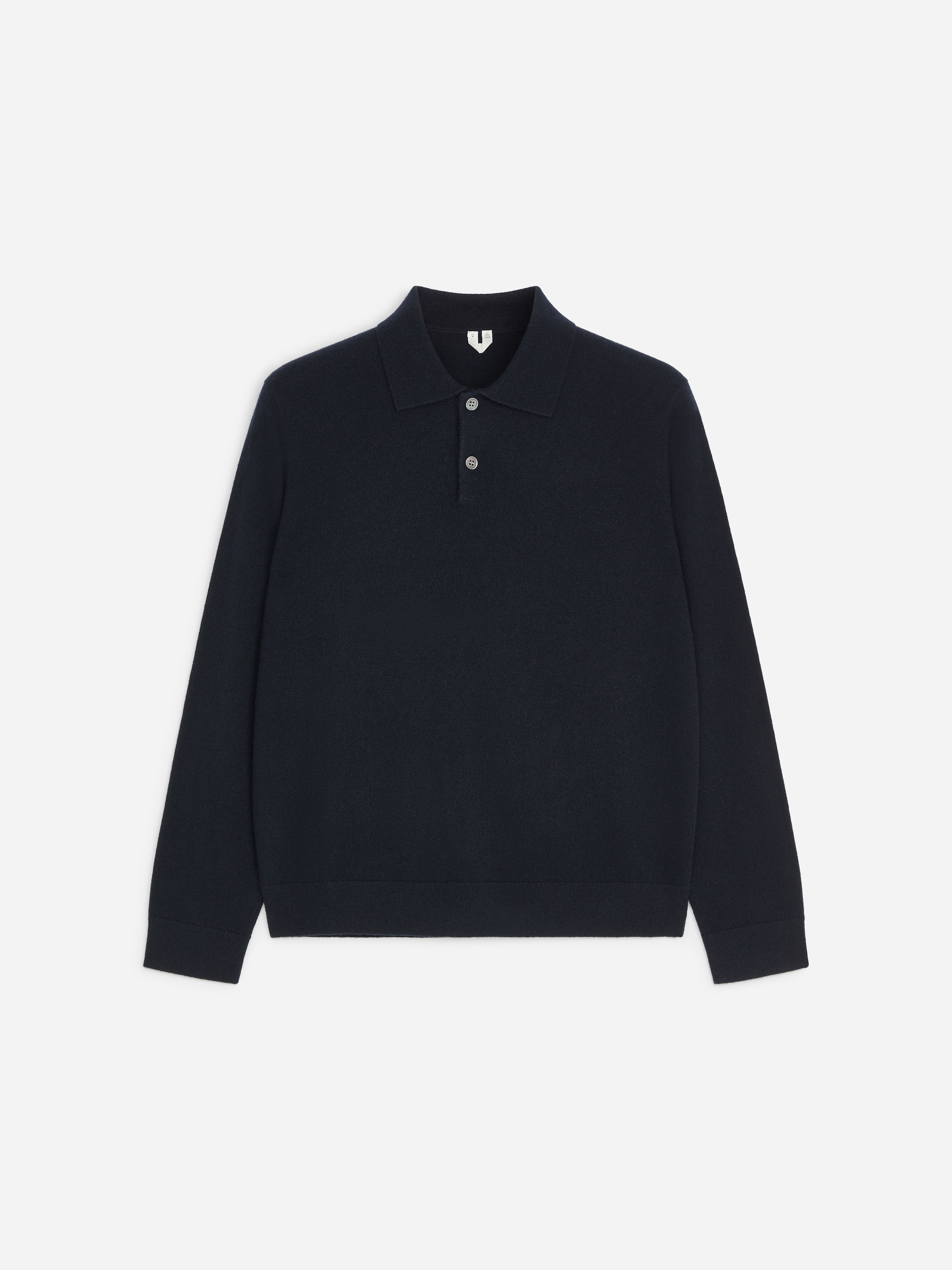 Strick-Poloshirt aus reinem Kaschmir - Dunkelblau - Regular Fit - men - StillMedia/DescriptiveStillLife - 1