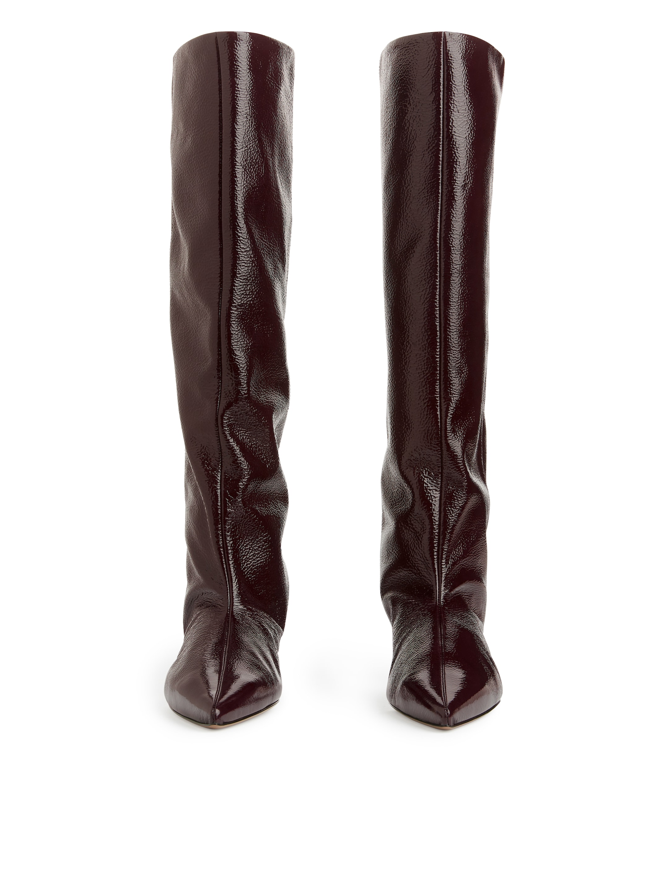 Botas puntiagudas con tacón "kitten heel" - Rojo oscuro - Women - StillMedia/DescriptiveStillLife - 5