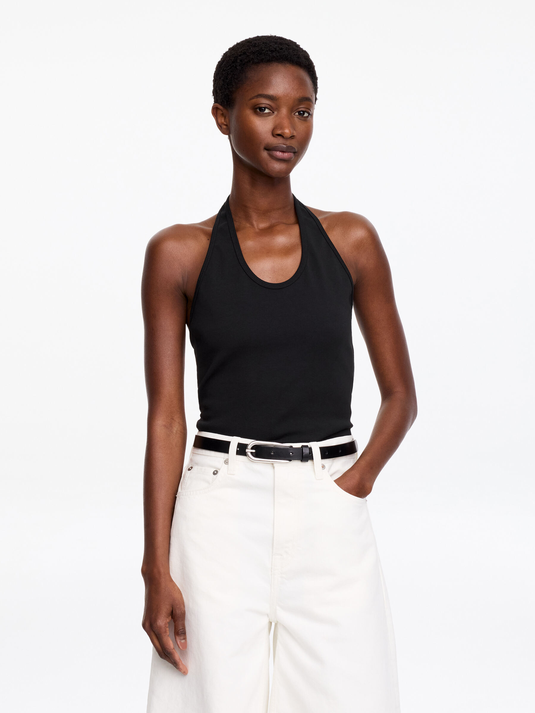 Halterneck Top-#272627-19450