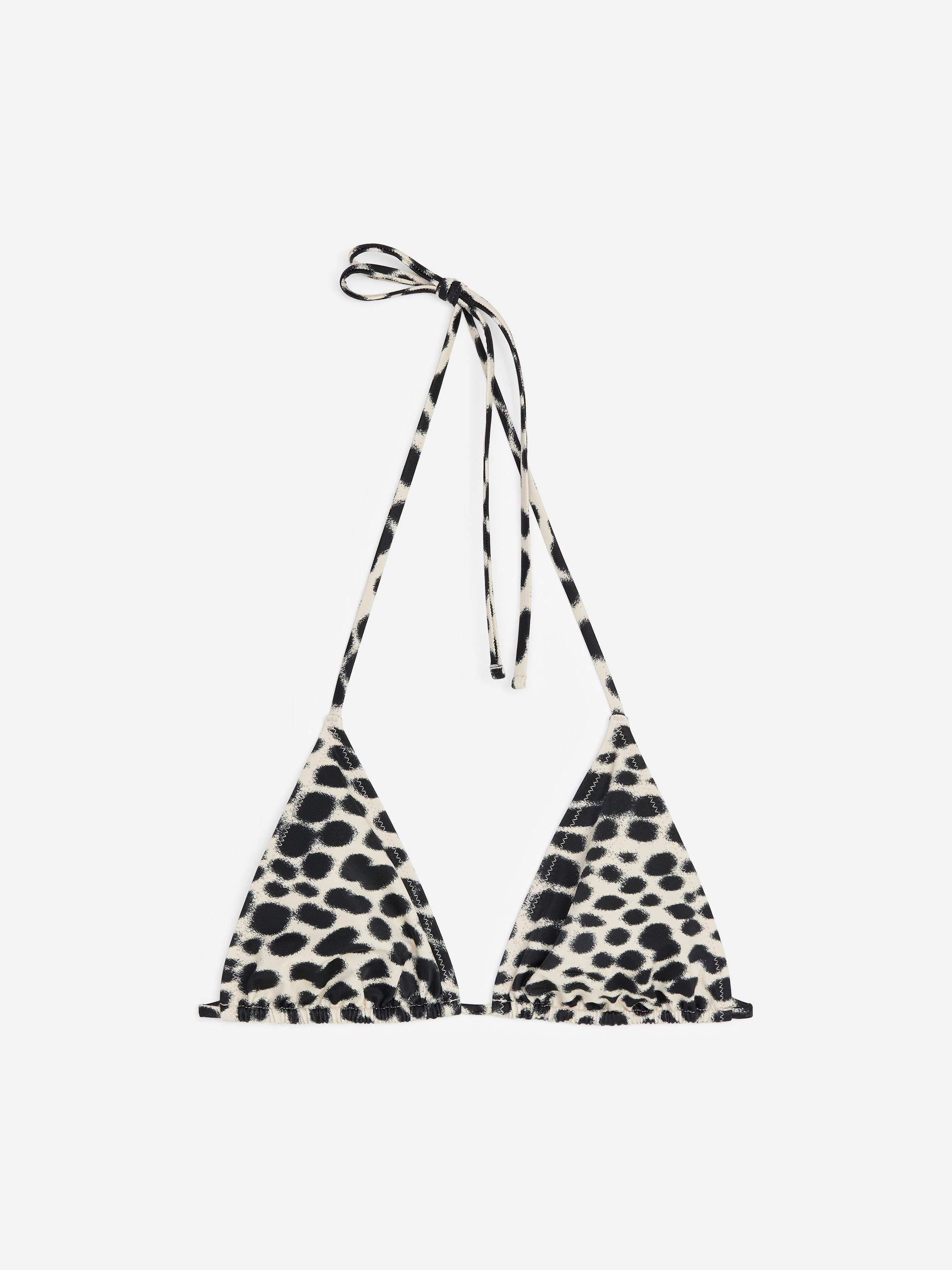 Trekantsbikinitopp - Svart/beige - Women - StillMedia/DescriptiveStillLife - 1