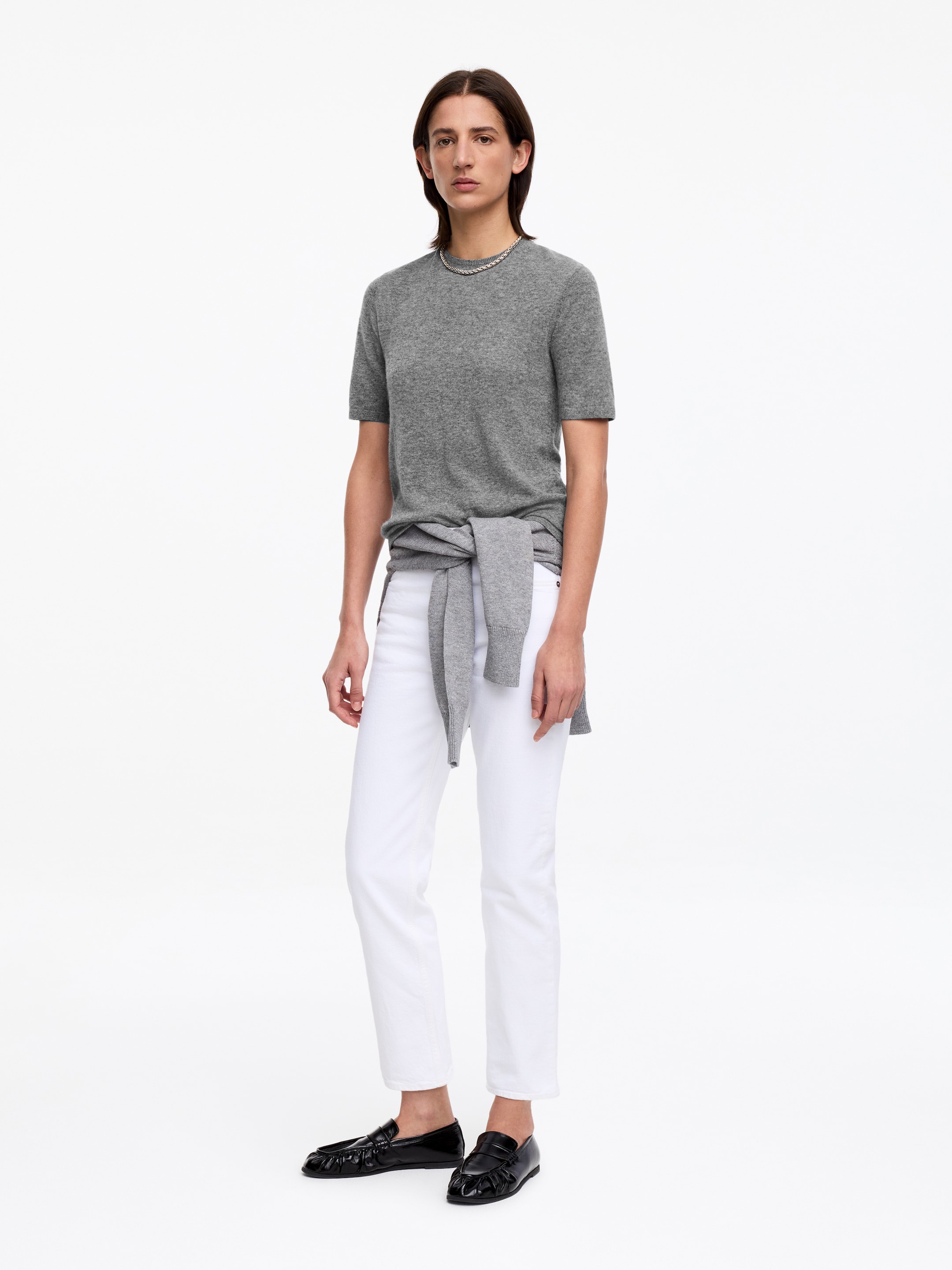 Pure Cashmere Top - Grey - Regular fit - Women - StillMedia/Lookbook - 8