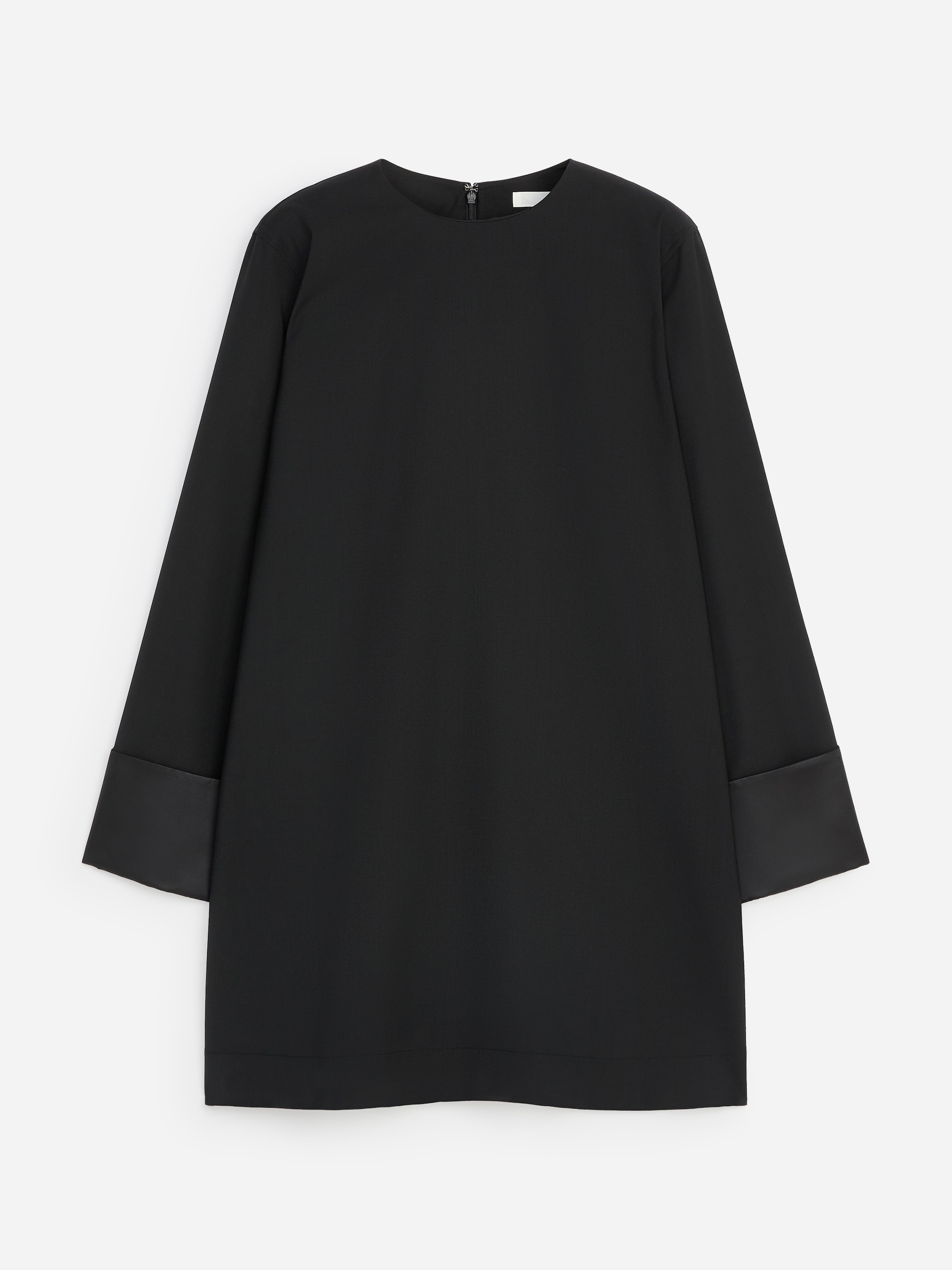 Long-Sleeved Mini Dress - Black - Regular fit - women - StillMedia/DescriptiveStillLife - 1