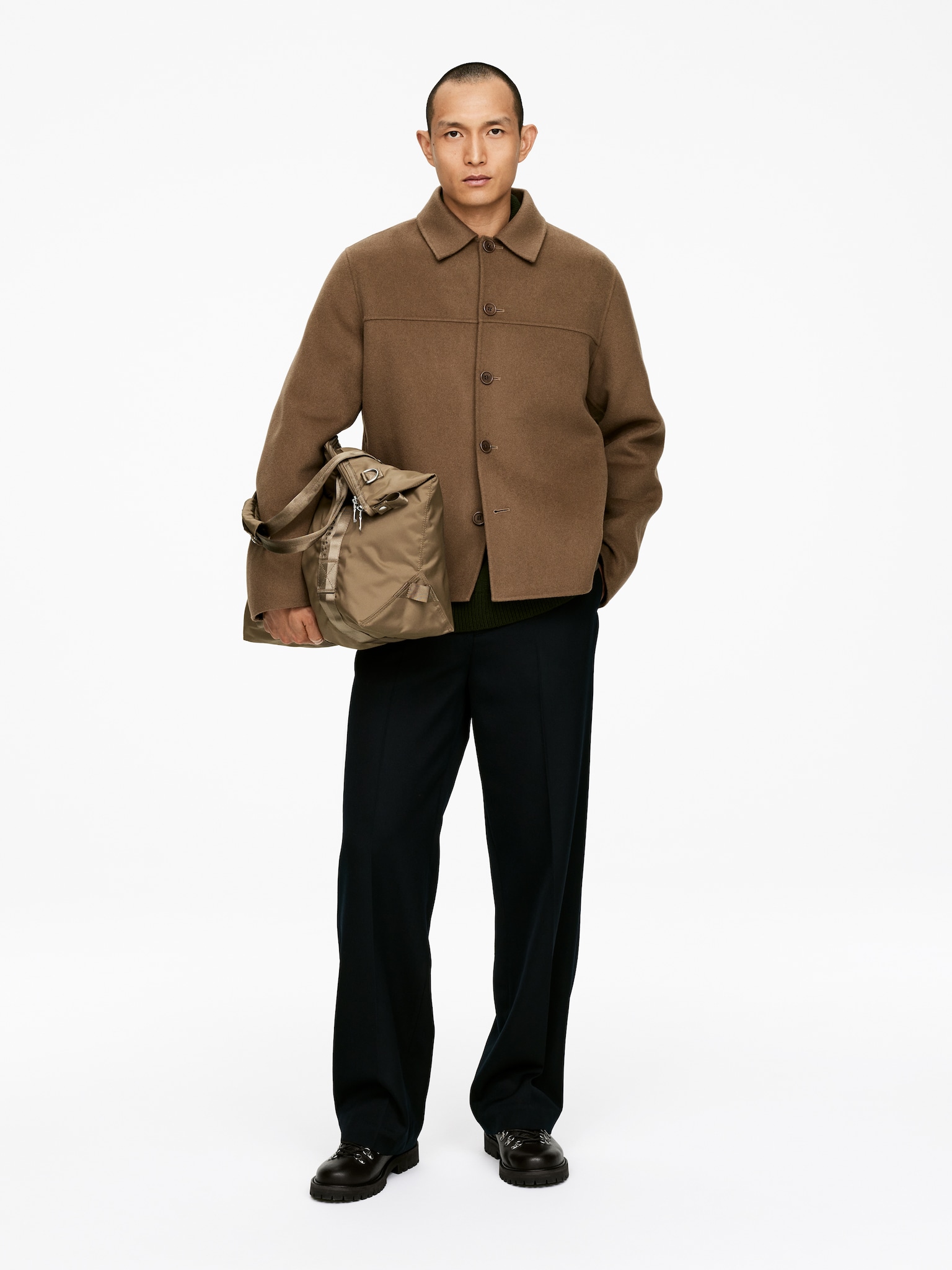 36-Hour Tote - Beige oscuro/Negro