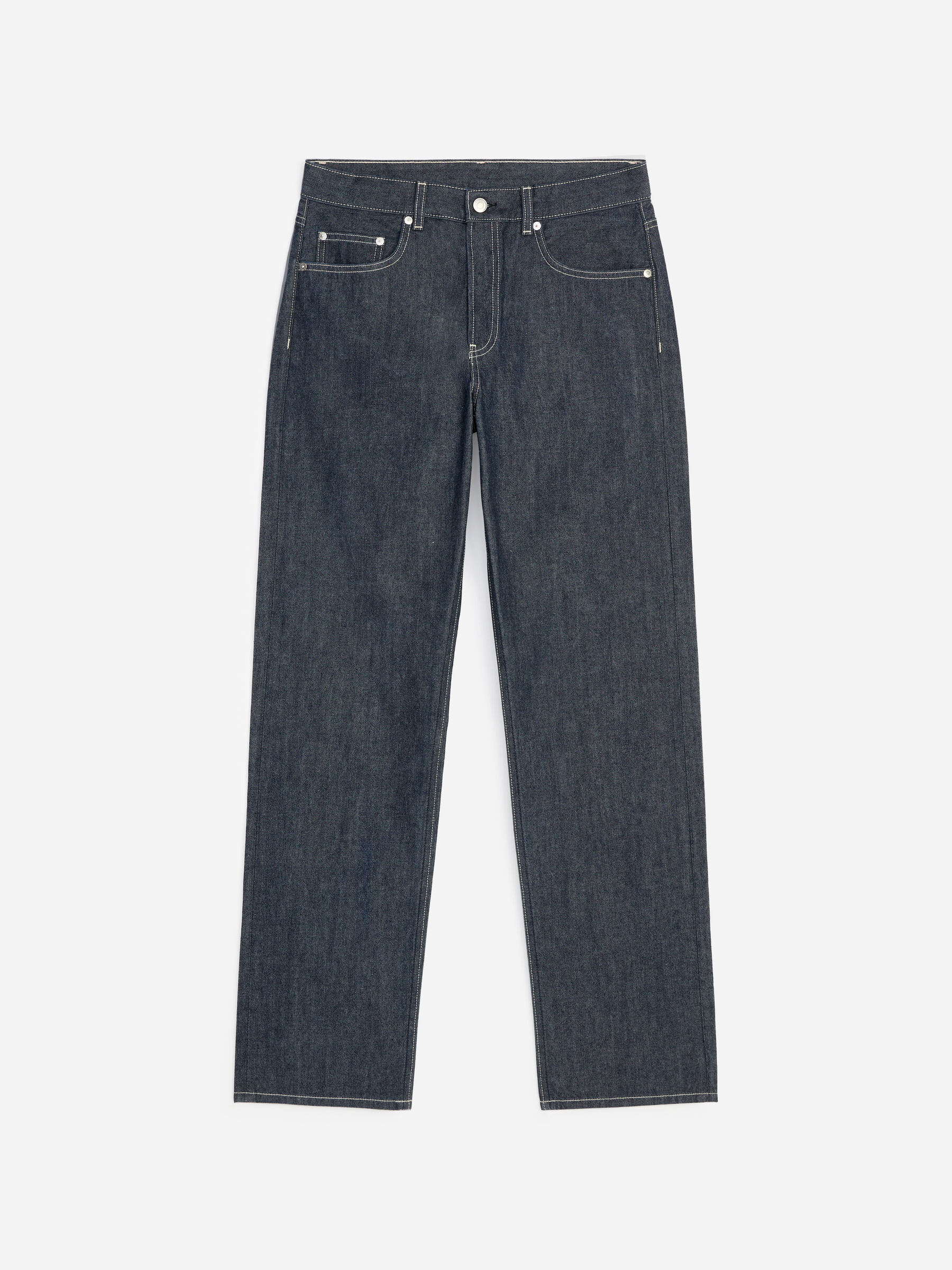 OCEAN Loose Lightweight Jeans - Dark Blue - Loose fit - Men - StillMedia/DescriptiveStillLife - 1