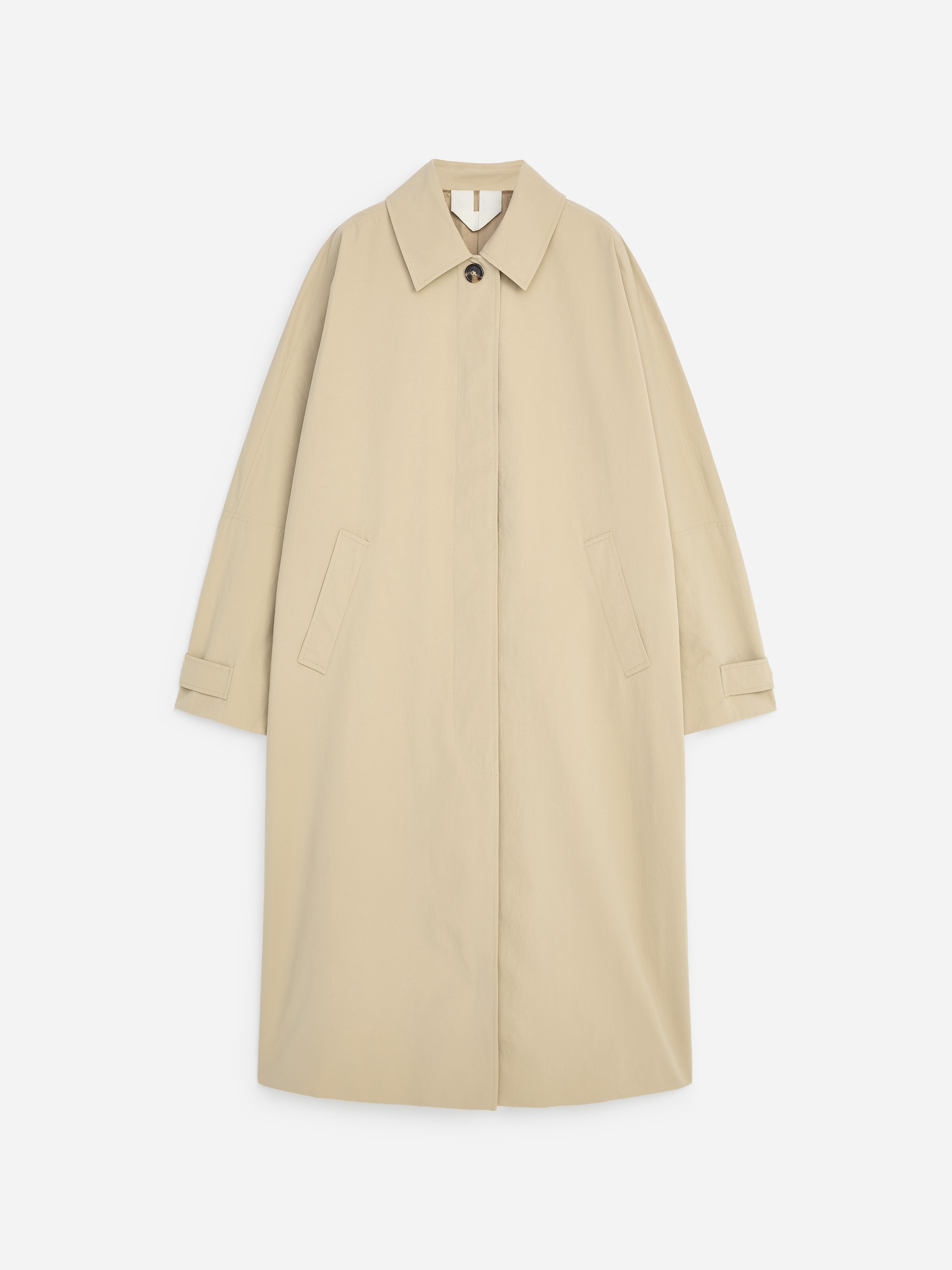 Carcoat - Beige/Dunkelblau/Beige