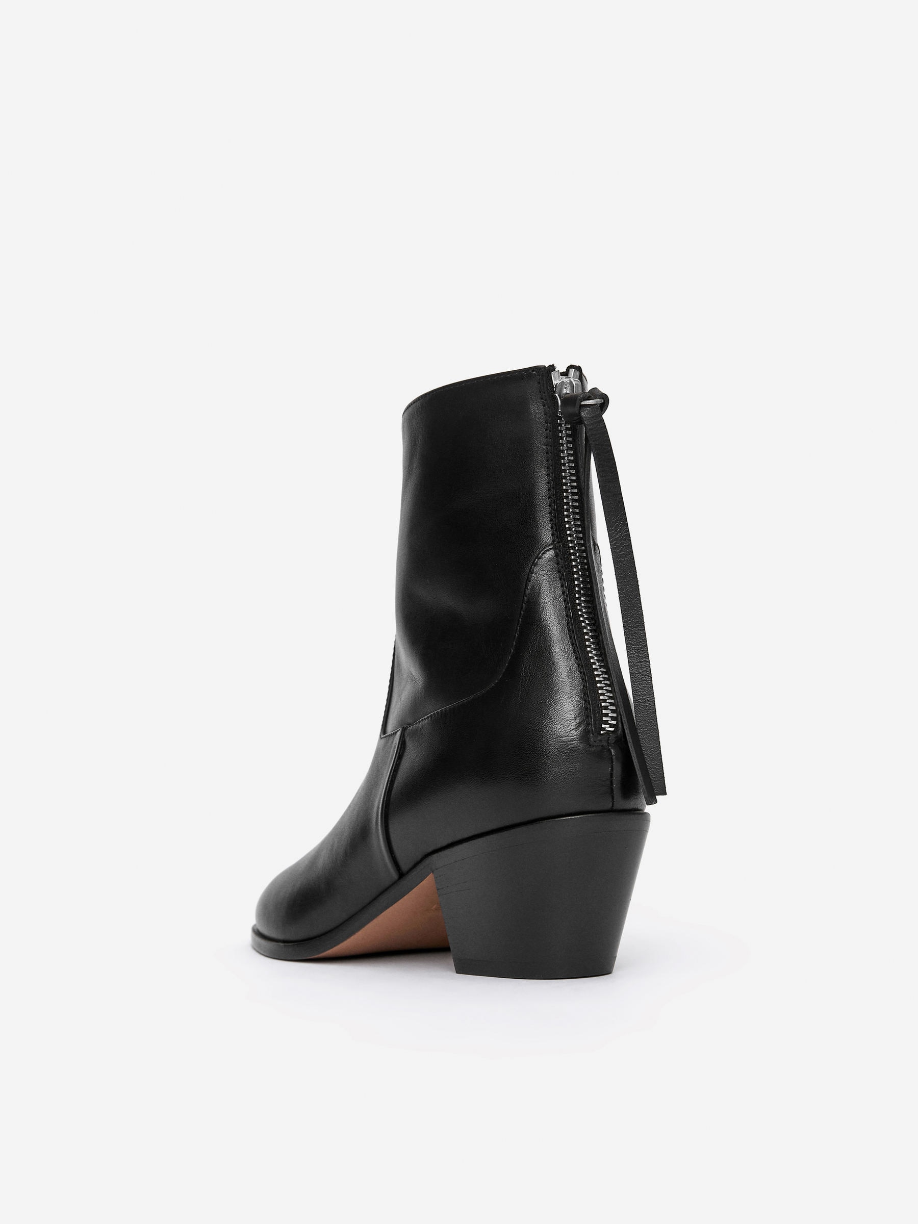 Leather Ankle Boots - Black - Women - StillMedia/DescriptiveStillLife - 1