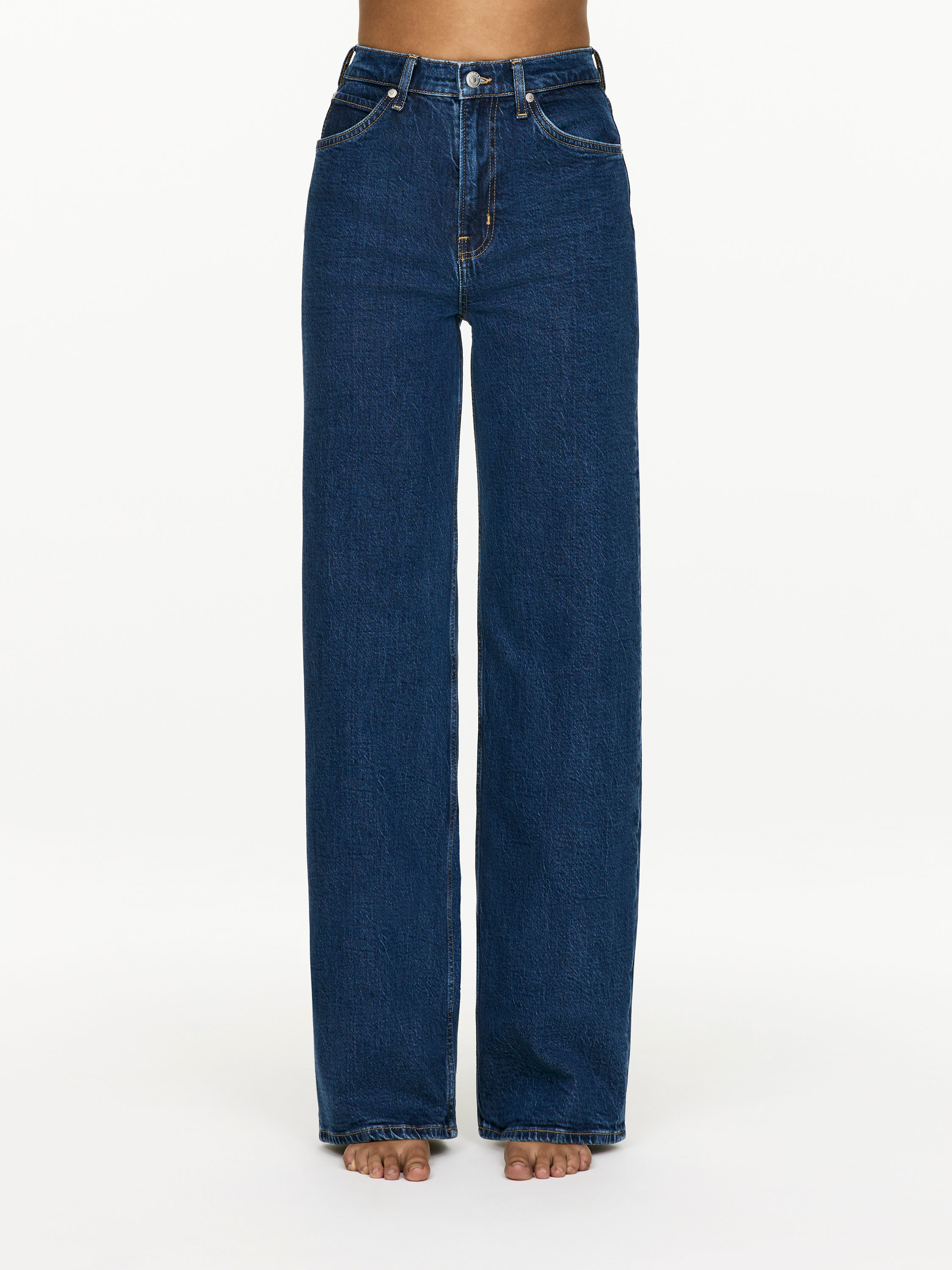 LUPINE Flared Jeans - Dark Blue - Slim fit - Women - StillMedia/Lookbook - 13