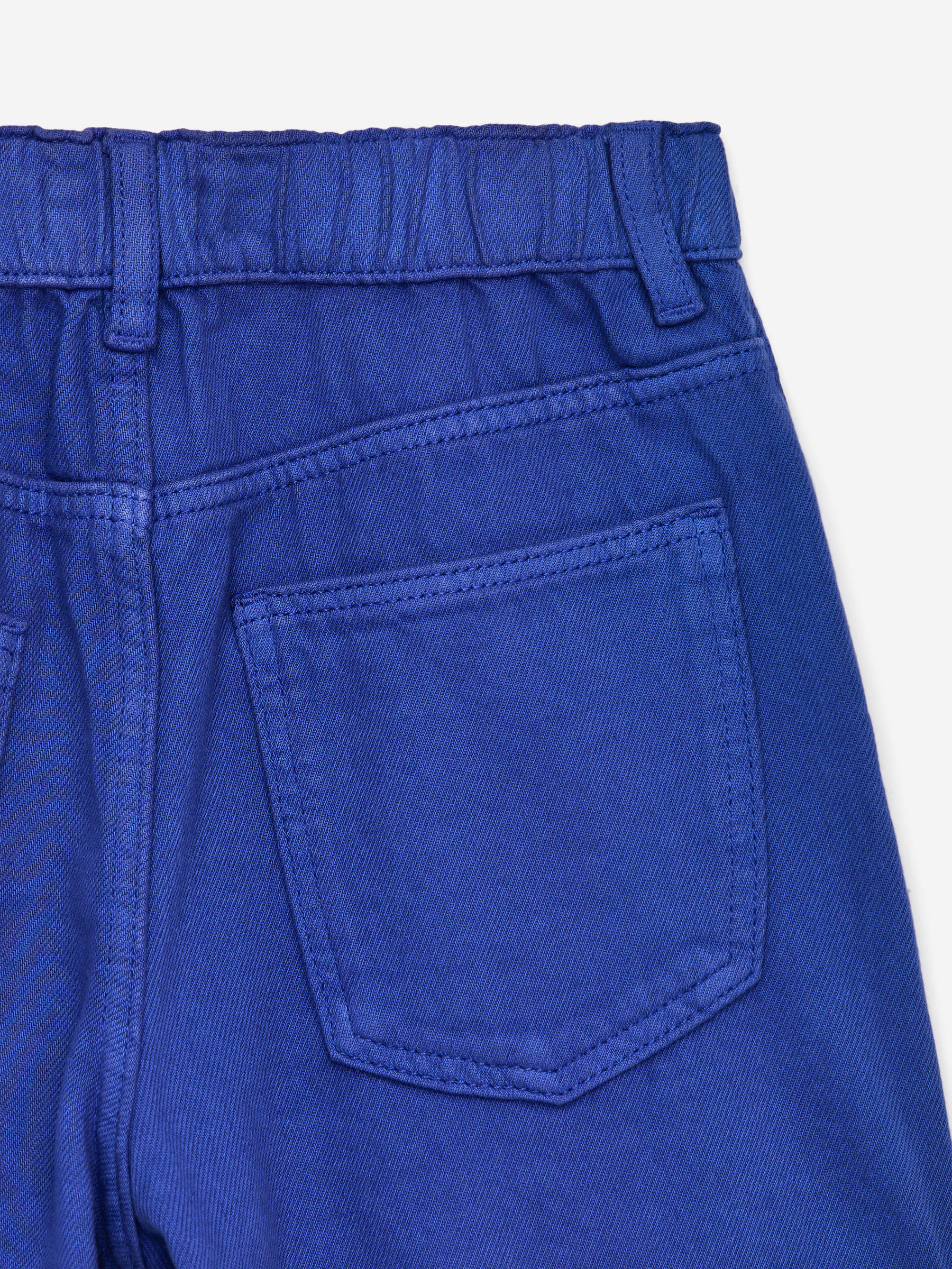 Embroidered Denim Shorts - Bright Blue - Relaxed fit - Women - StillMedia/DescriptiveDetail - 2