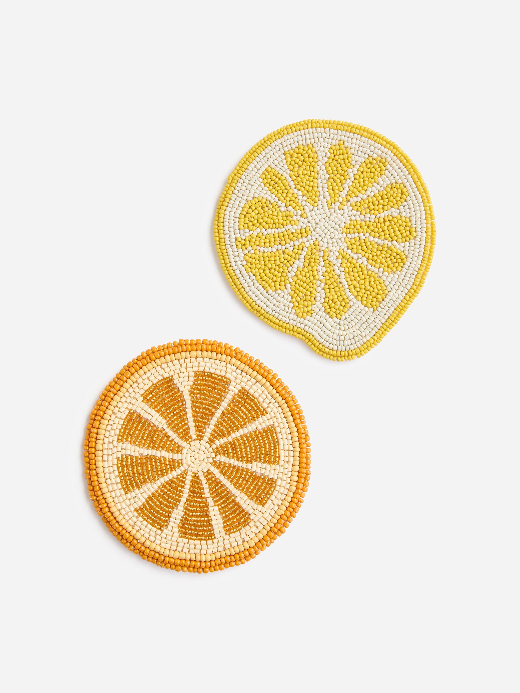 Podstawka ze szklanych koralików - Cytryna - Homeware - StillMedia/DescriptiveStillLife - 2