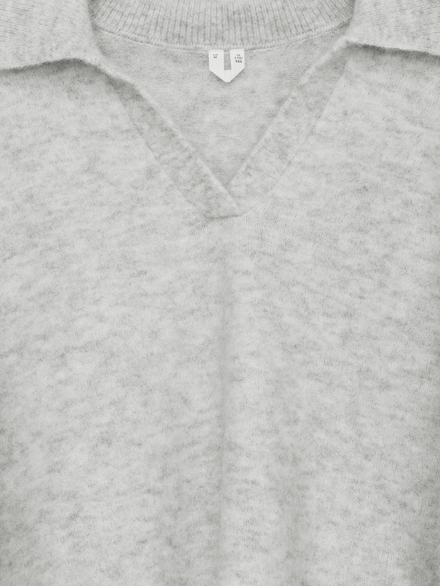 Pull en mélange de laine et d'alpaga - Gris chiné/Marron/Bleu - 4