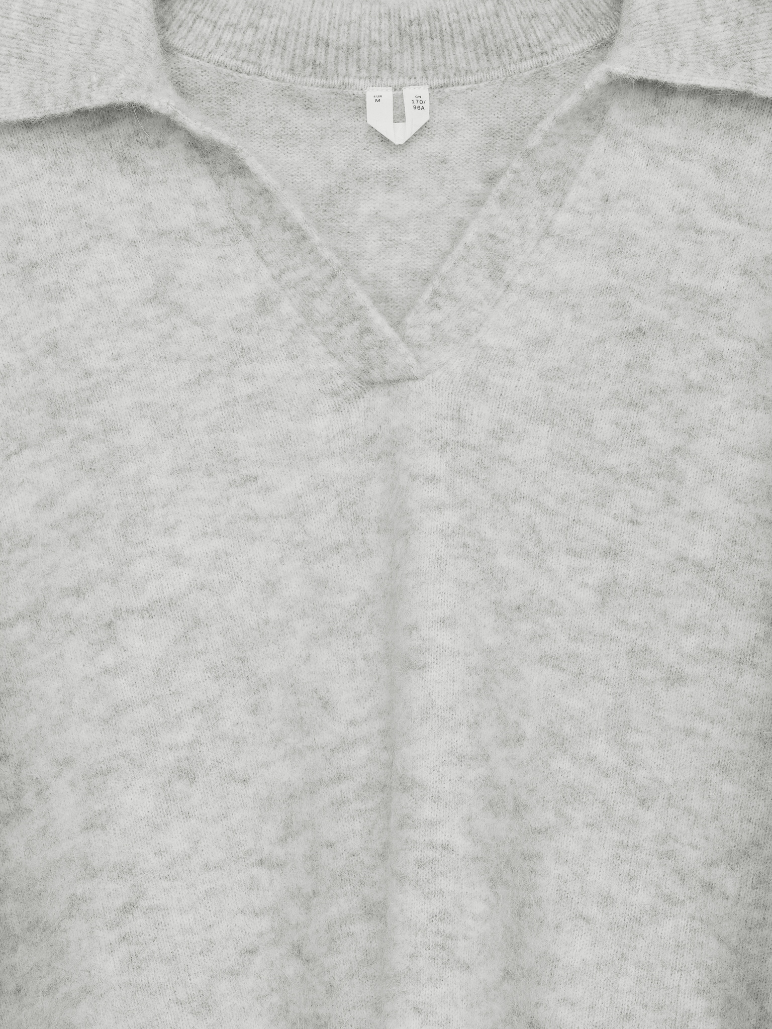 Pull en mélange de laine et d'alpaga - Gris chiné/Marron - 5