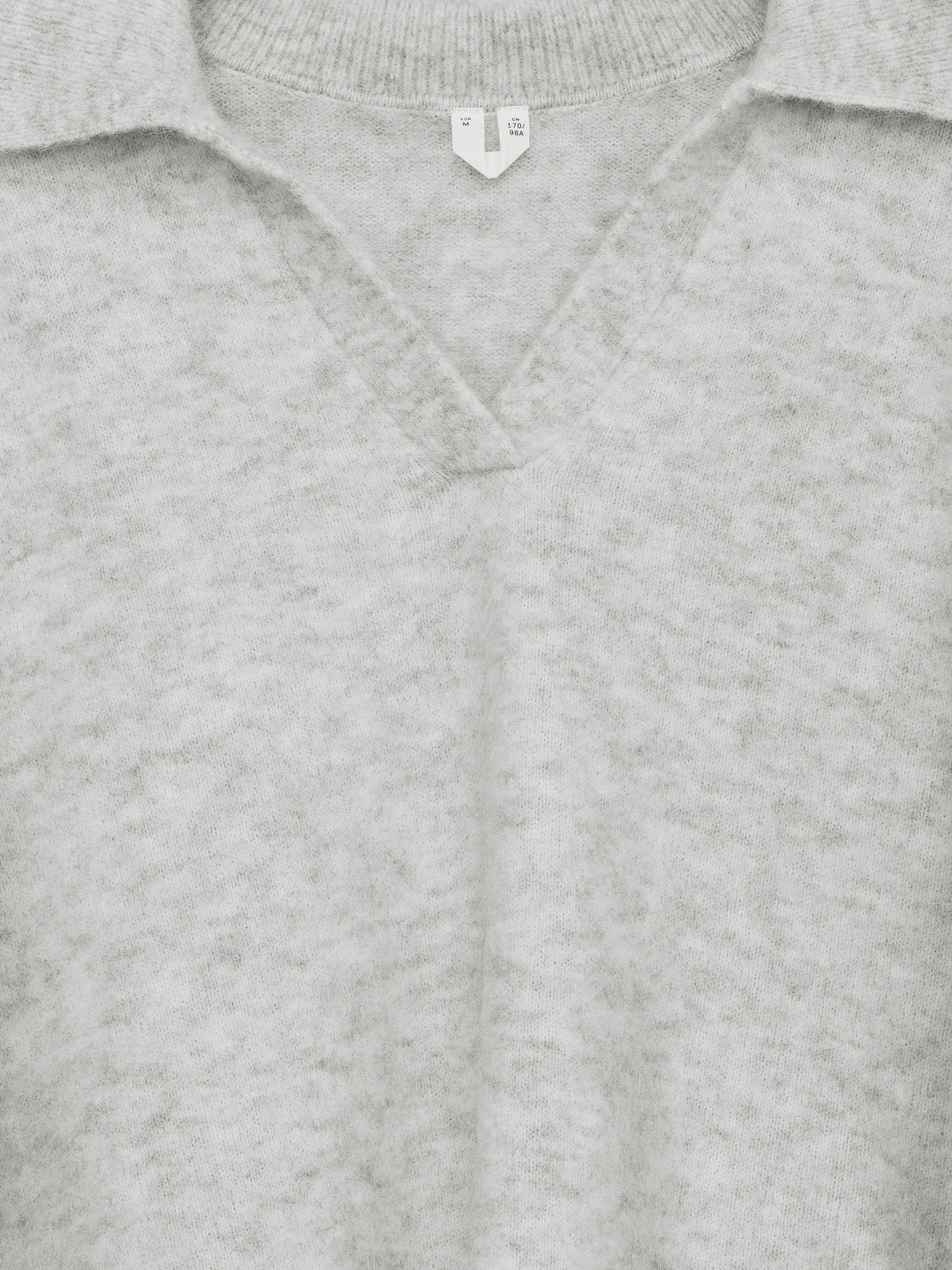 Alpaca-Wool Blend Jumper - Grey Melange - Loose fit - Women - StillMedia/DescriptiveDetail - 2
