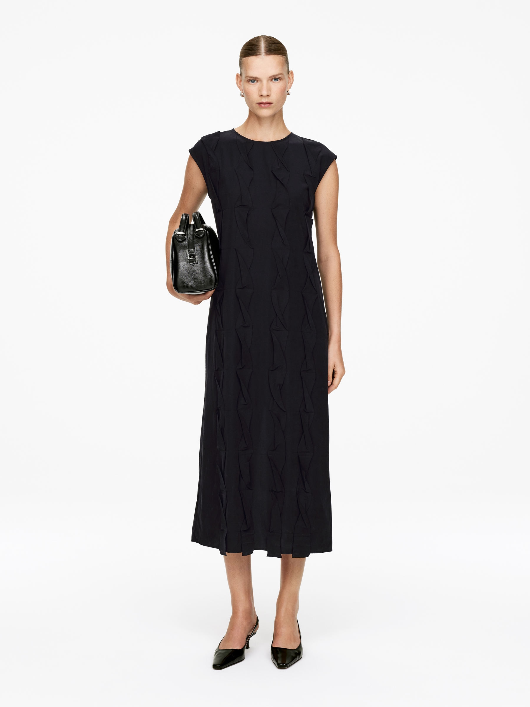 Frill-Detail Dress-#272627-16415