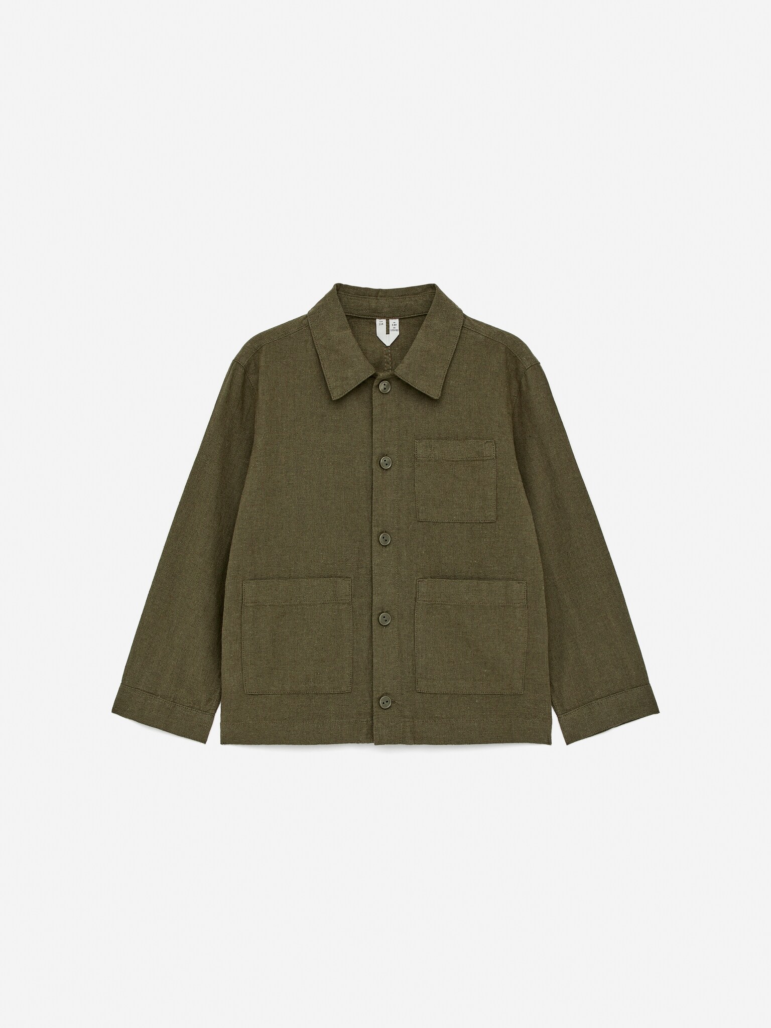 Overshirt κανονικής εφαρμογής - Χακί Πράσινο