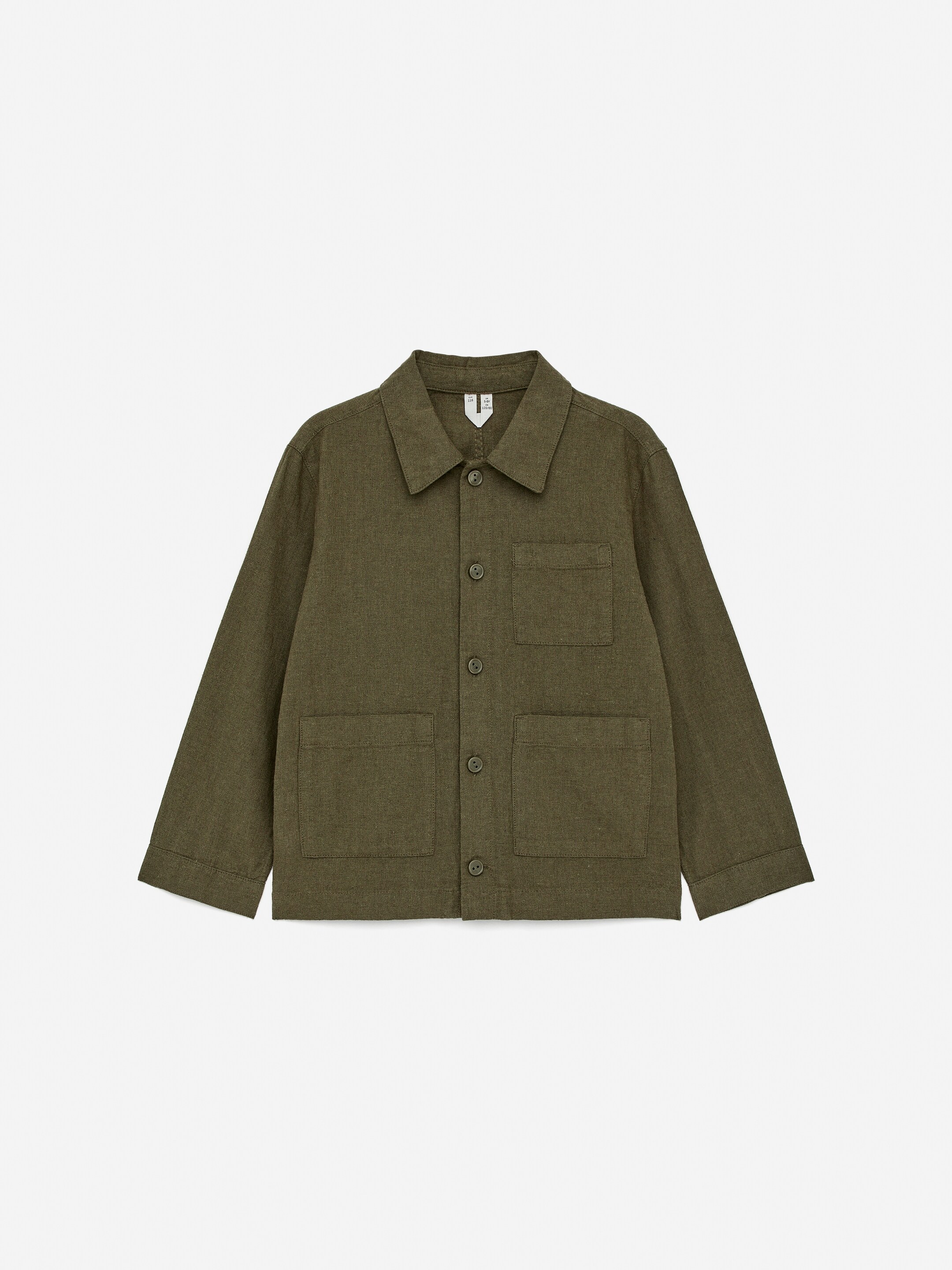 Zobrazit větší obrázek: Košile regular fit - Khaki zelená - DĚTI | H&M CZ 1