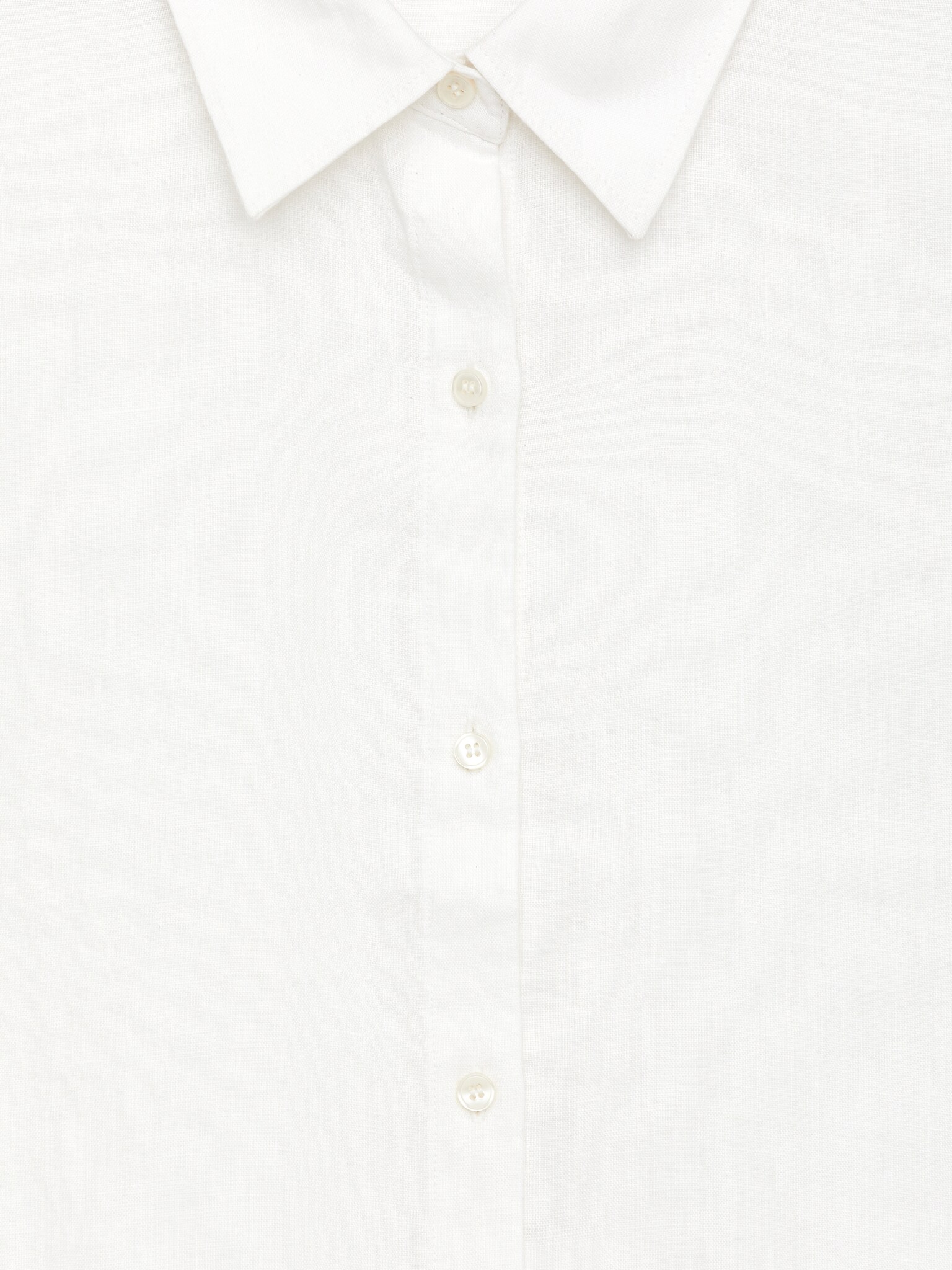 Camicia in lino - Bianco - 2