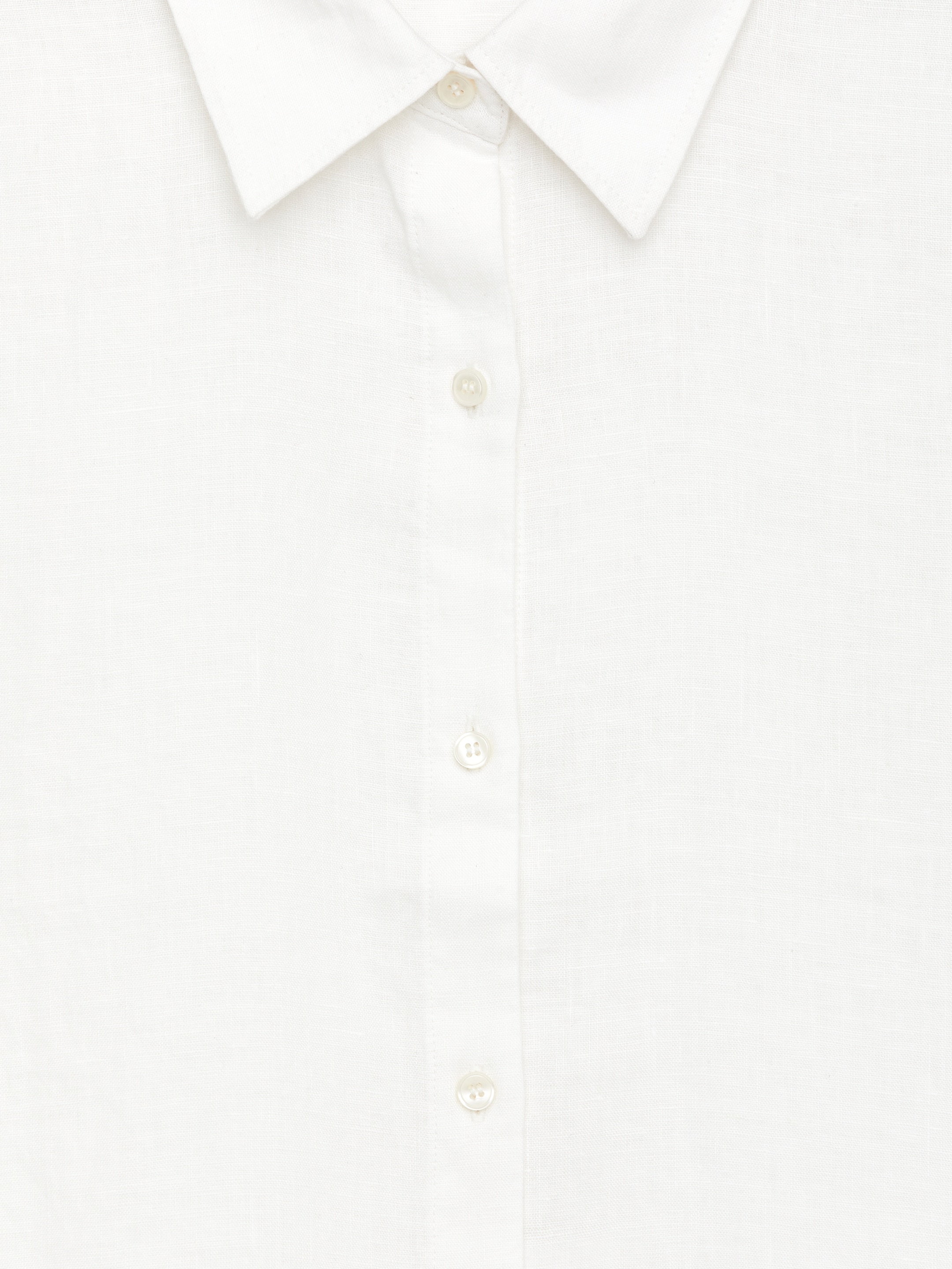 Linen Shirt - White - Regular fit - Women - StillMedia/DescriptiveDetail - 1