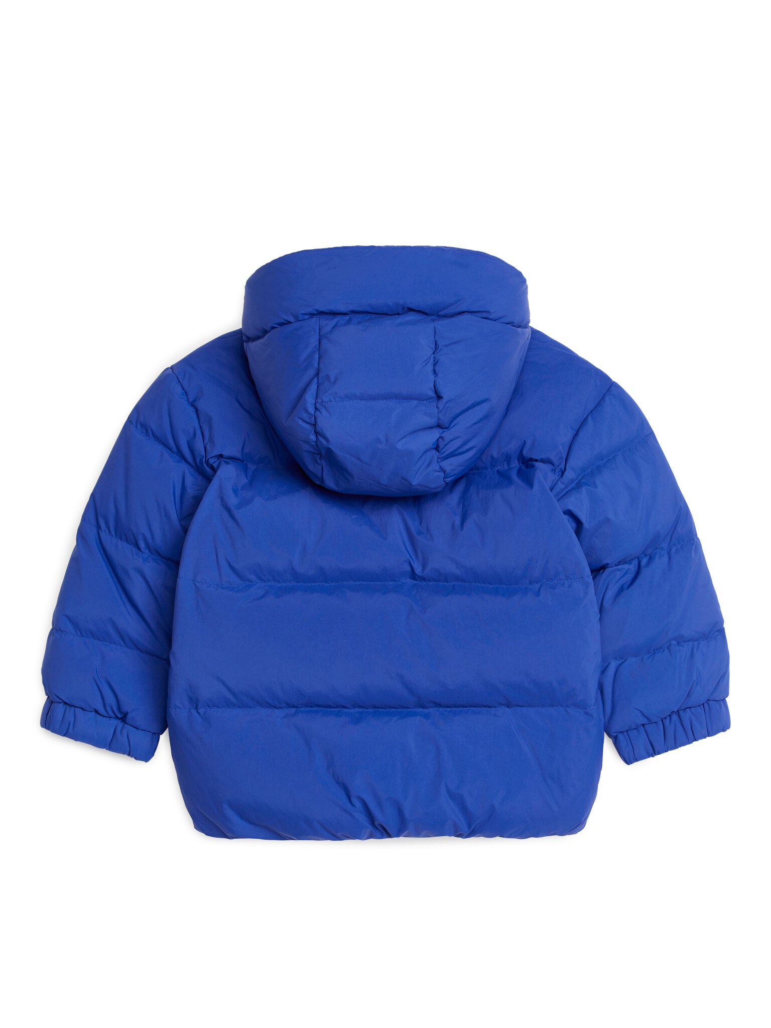 Upcycled Down Jacket - Blue/Khaki Green/Black - 3