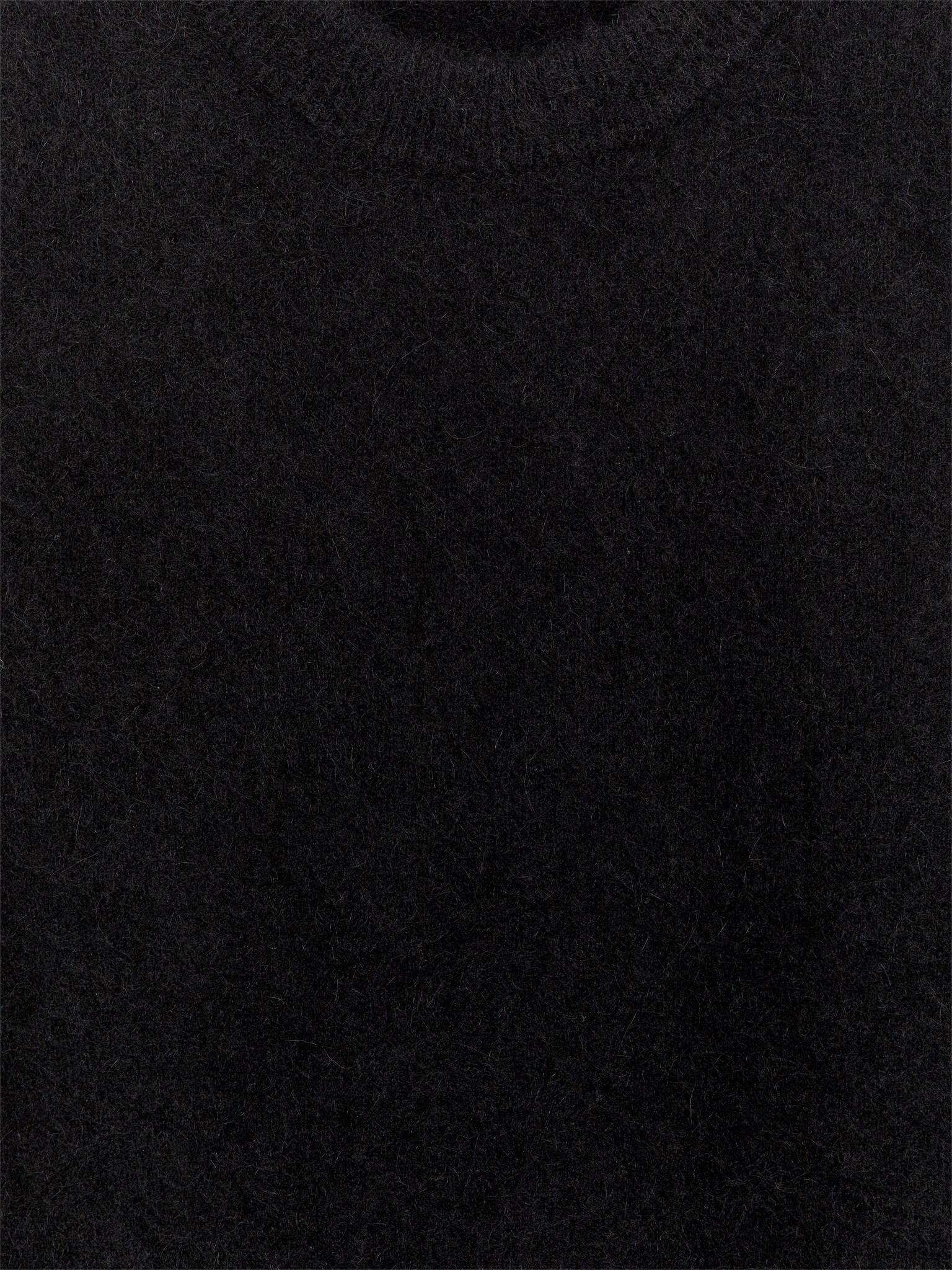 Alpaca-Wool Blend Vest - Black - 4