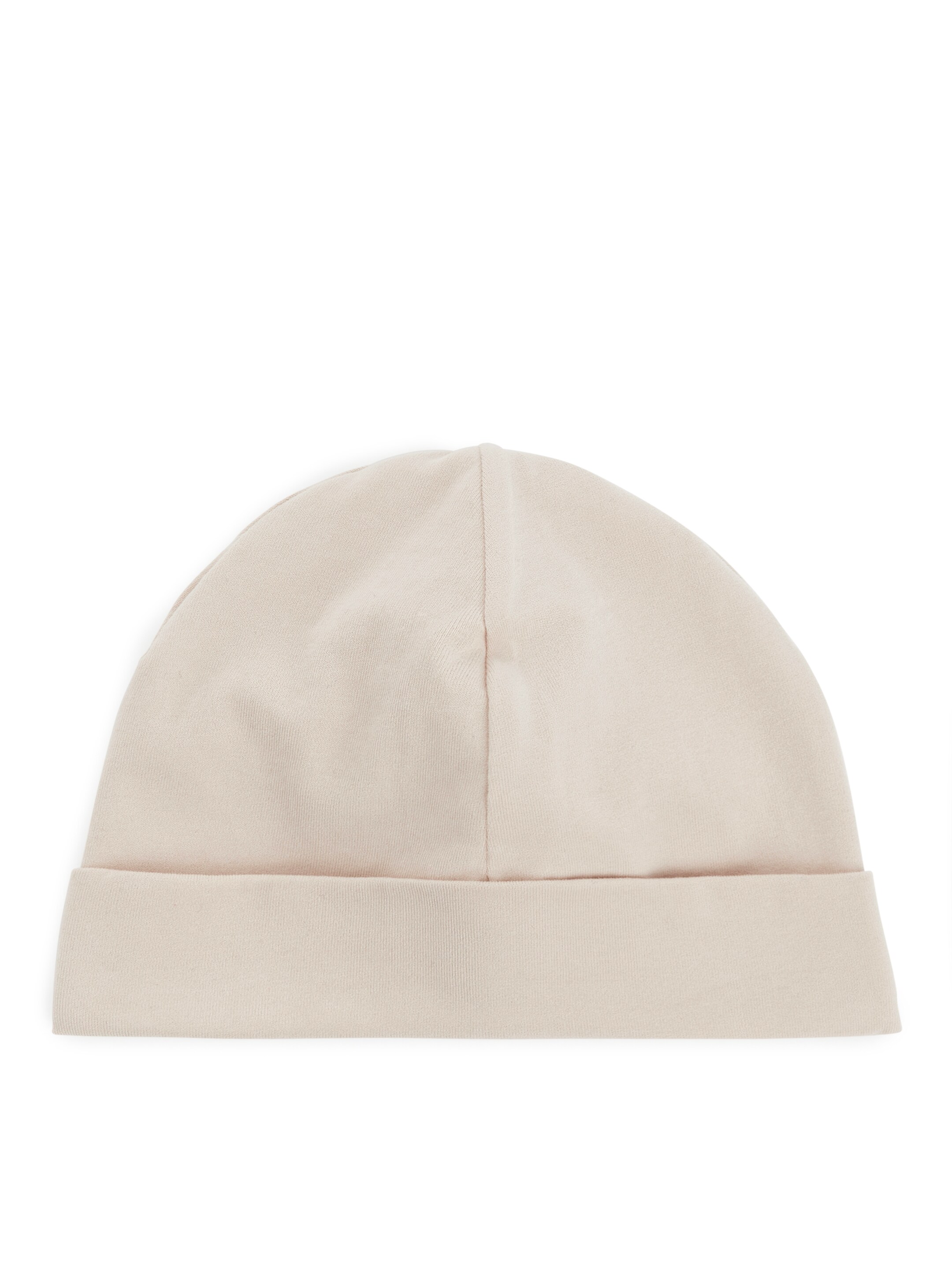 Grösseres Bild ansehen: Weiche Baumwollmütze für Neugeborene, 2er-Set - Beige/Weiß - KINDER | H&M CH 3