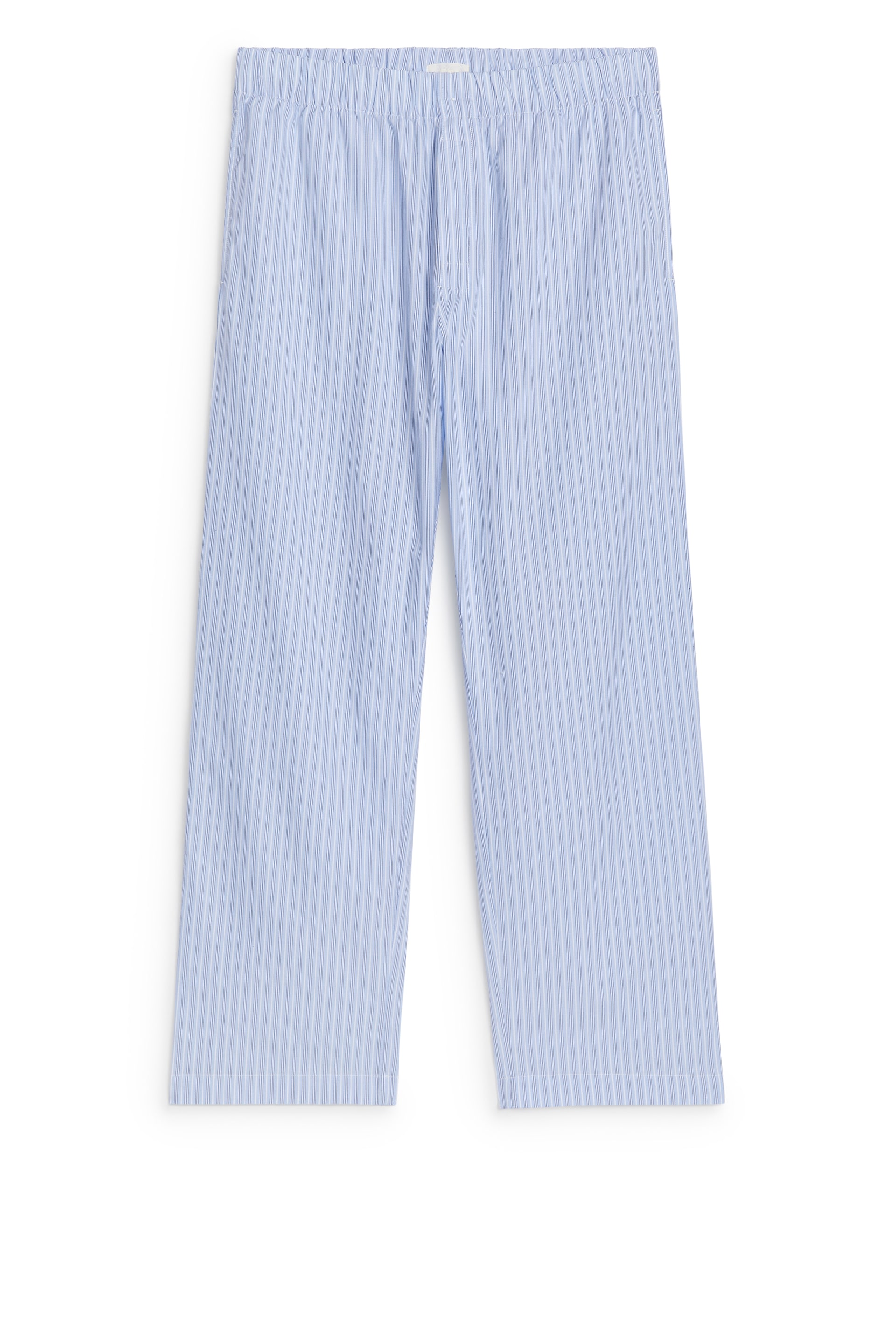 Visa större bild: Pyjamasbyxor i bomull - Ljusblå/randig - HERR | H&M SE 1