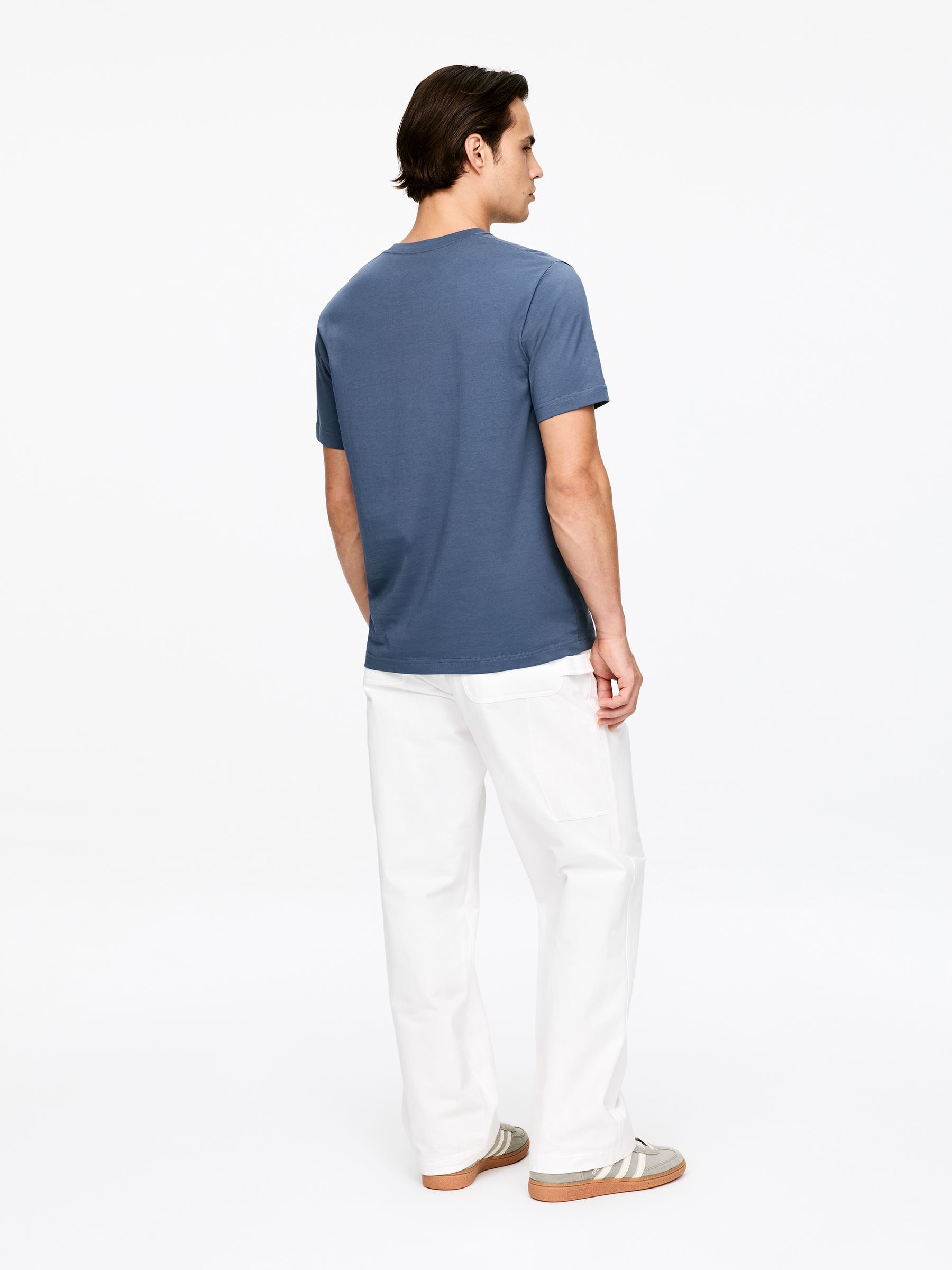 170 GSM Regular T-Shirt - Dusty Blue - Regular fit - Men - StillMedia/Lookbook - 3