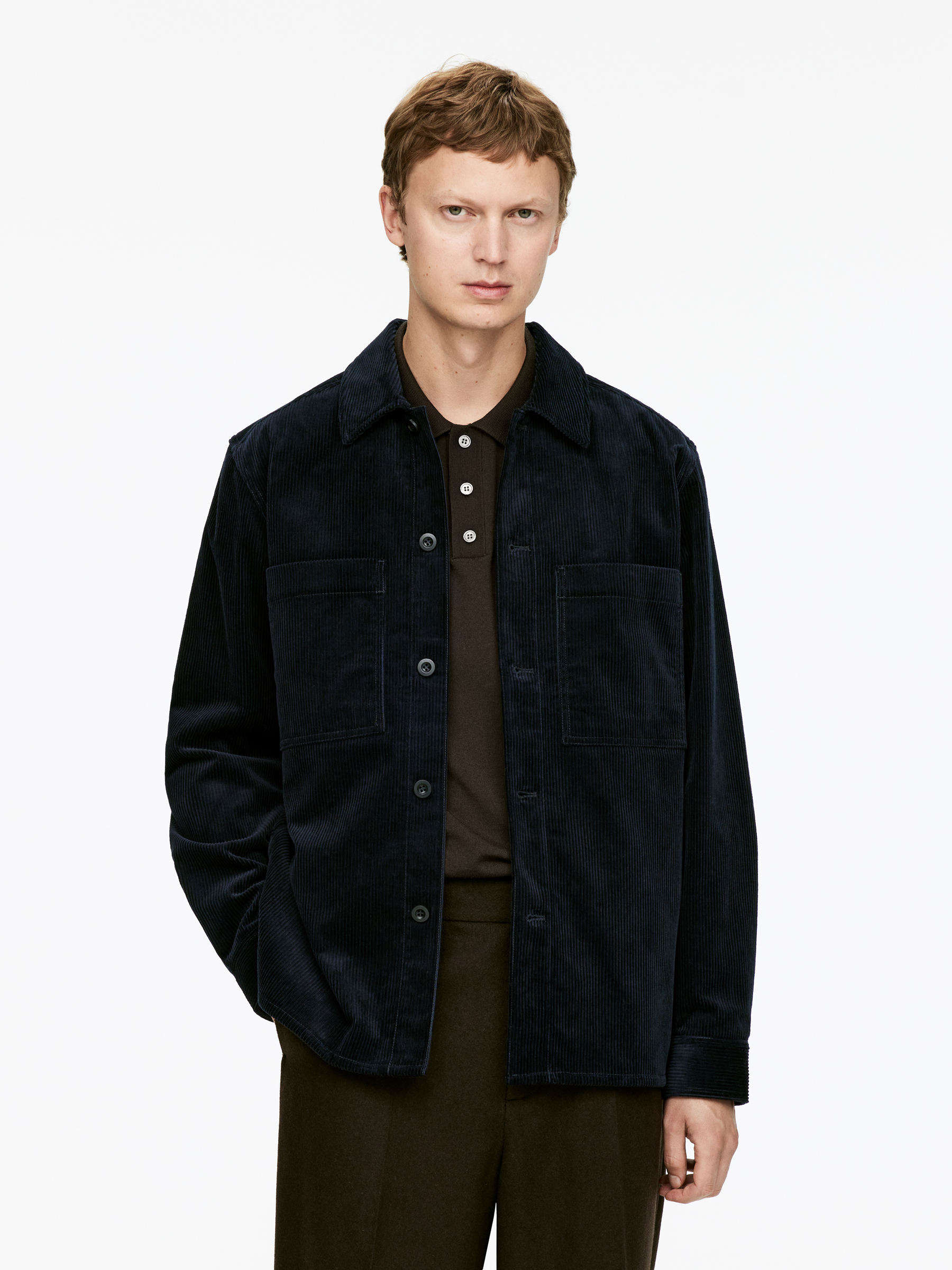 Corduroy Overshirt-#282731-12343