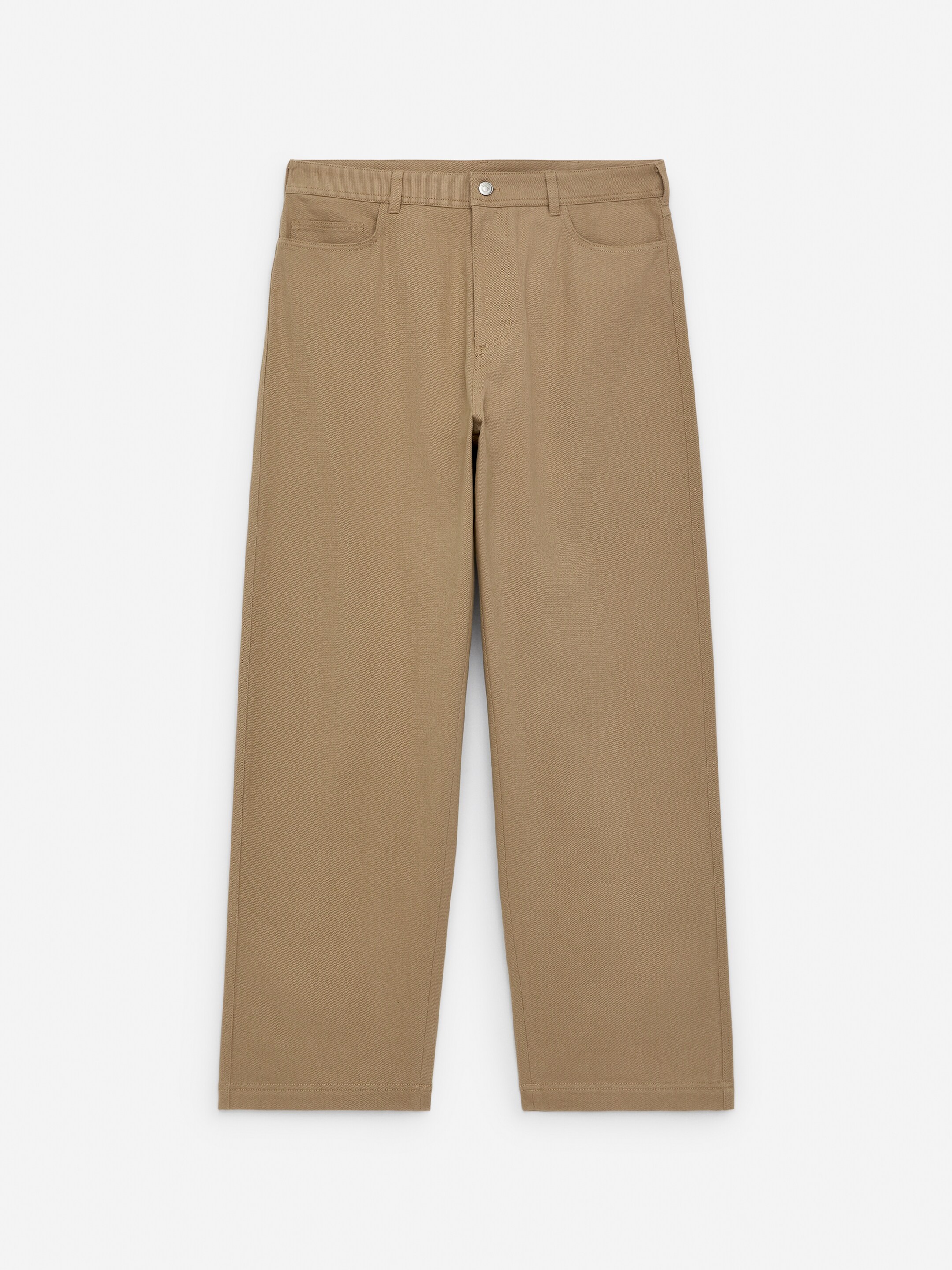 Grotere afbeelding bekijken: Losvallende 5-pocket broek - Beige - HEREN | H&M NL 5