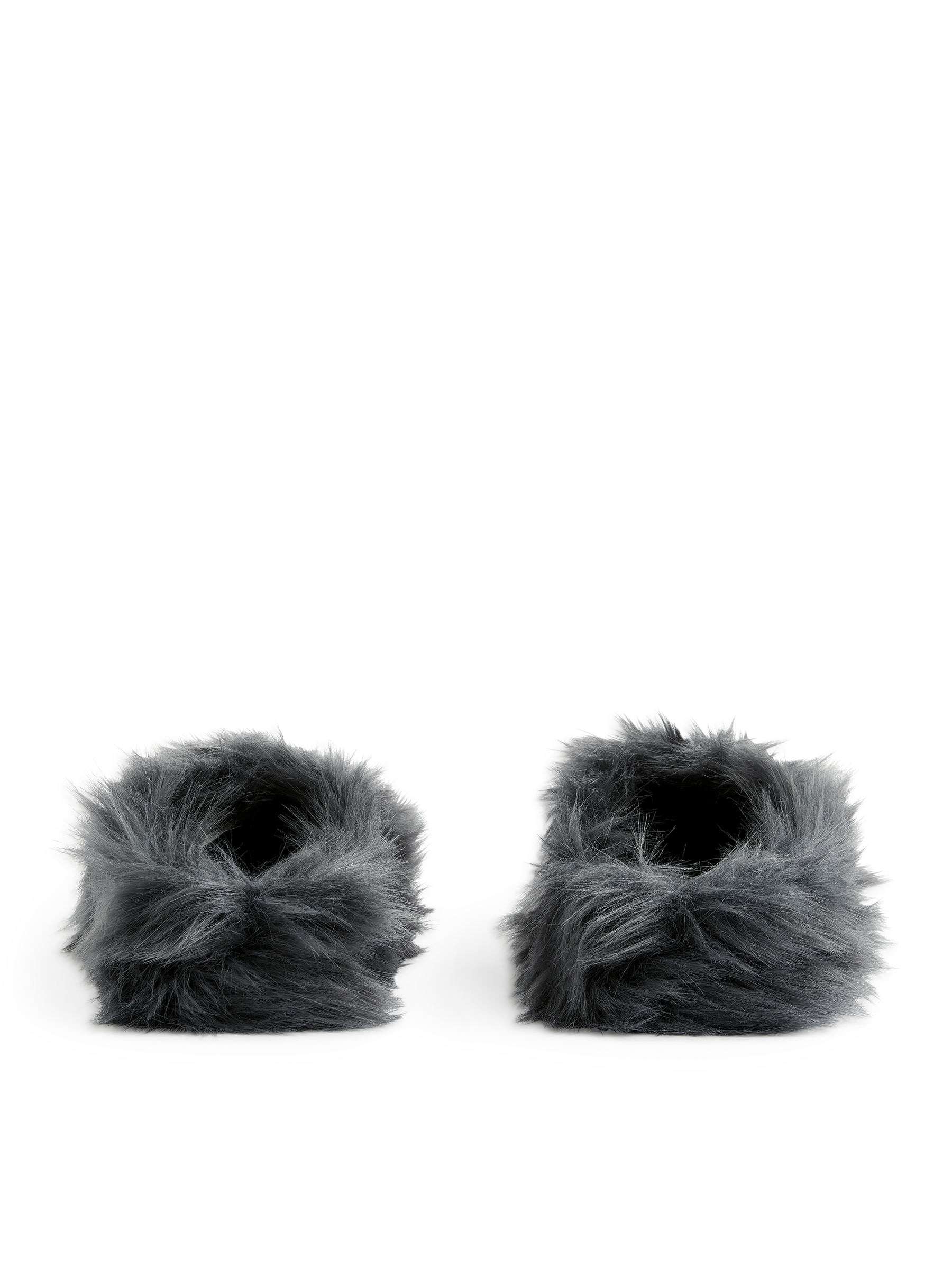 Flauschige Hausschuhe - Dunkelgrau - Damen - StillMedia/DescriptiveStillLife - 5