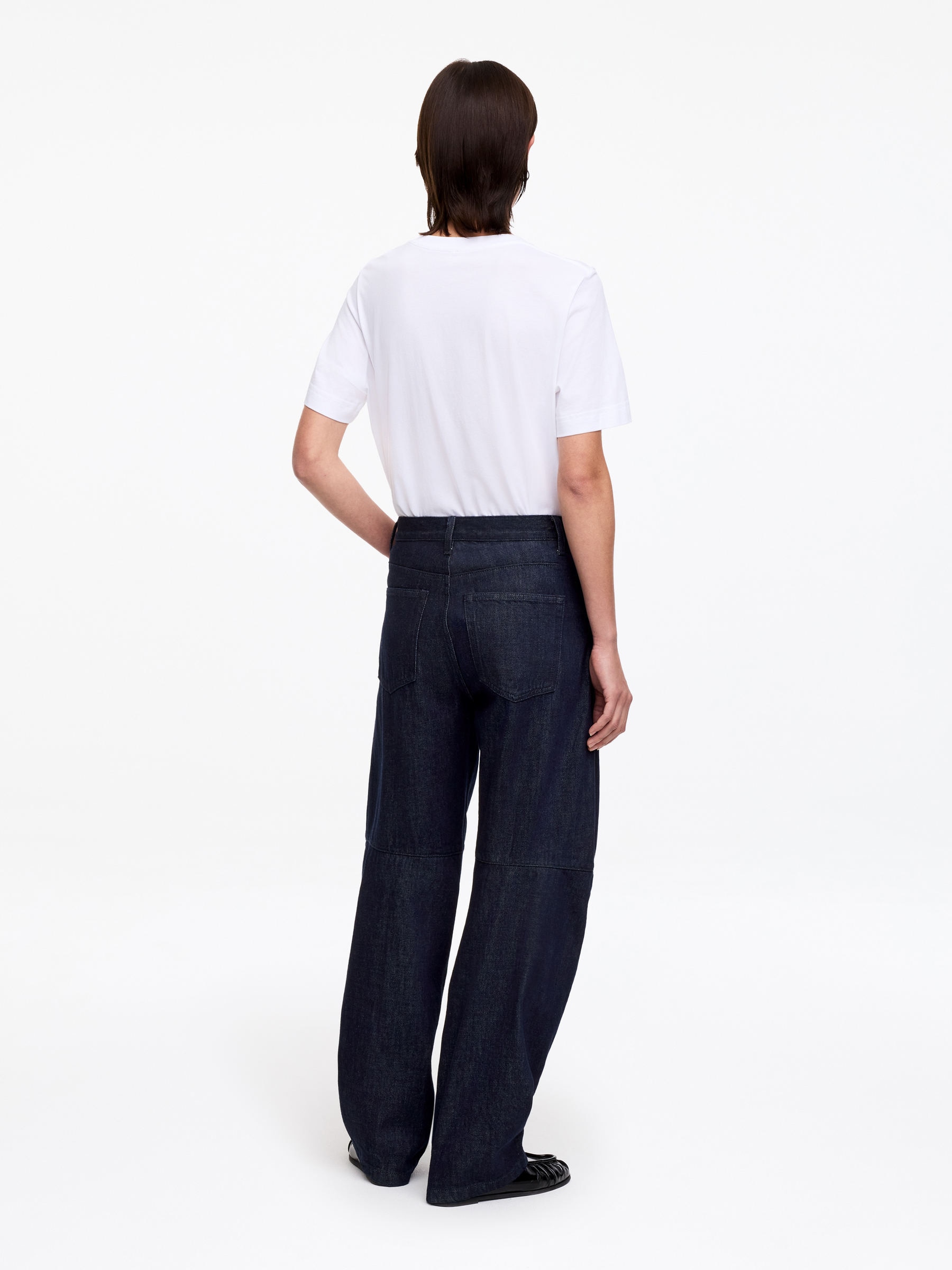 PINE Relaxed Barrel Jeans - Dark Blue - Relaxed fit - Women - StillMedia/Lookbook - 6