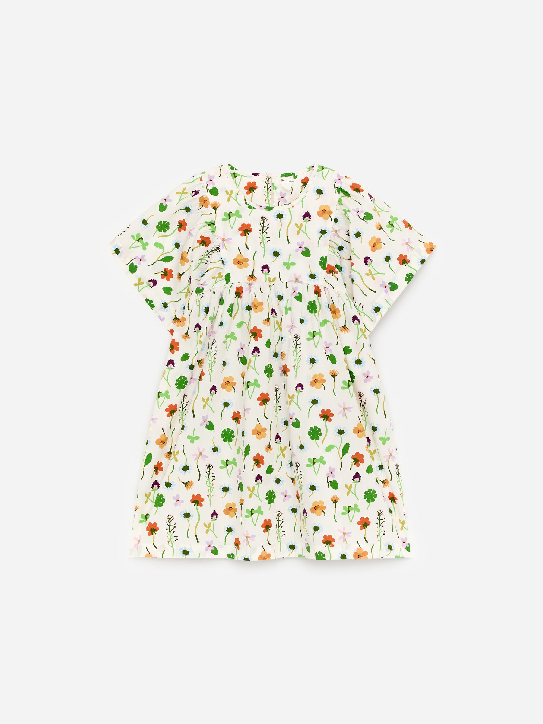 Cotton Poplin Dress-#EEEDE4-18894