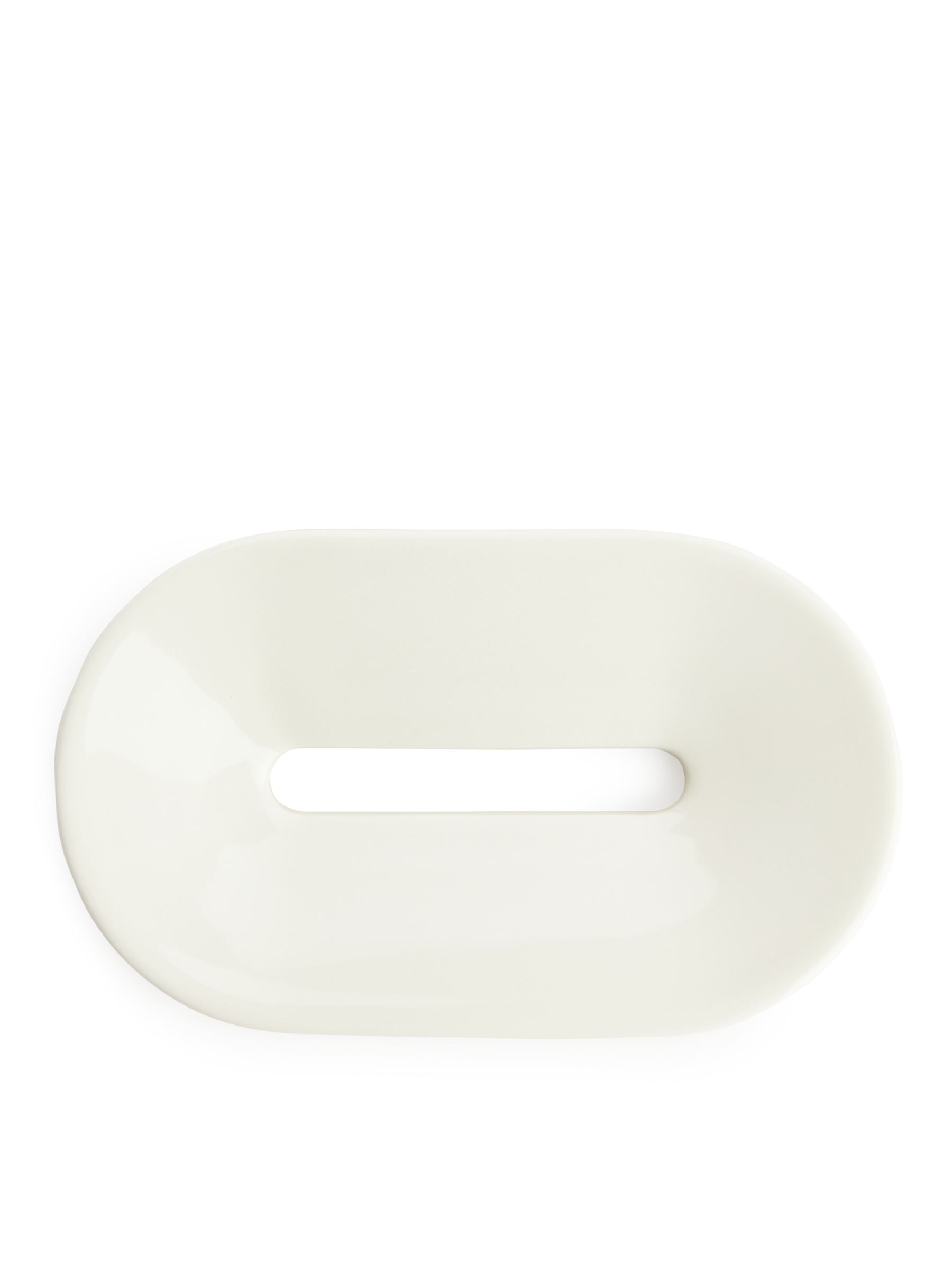 Stoneware Soap Dish - White - Homeware - StillMedia/DescriptiveStillLife - 1