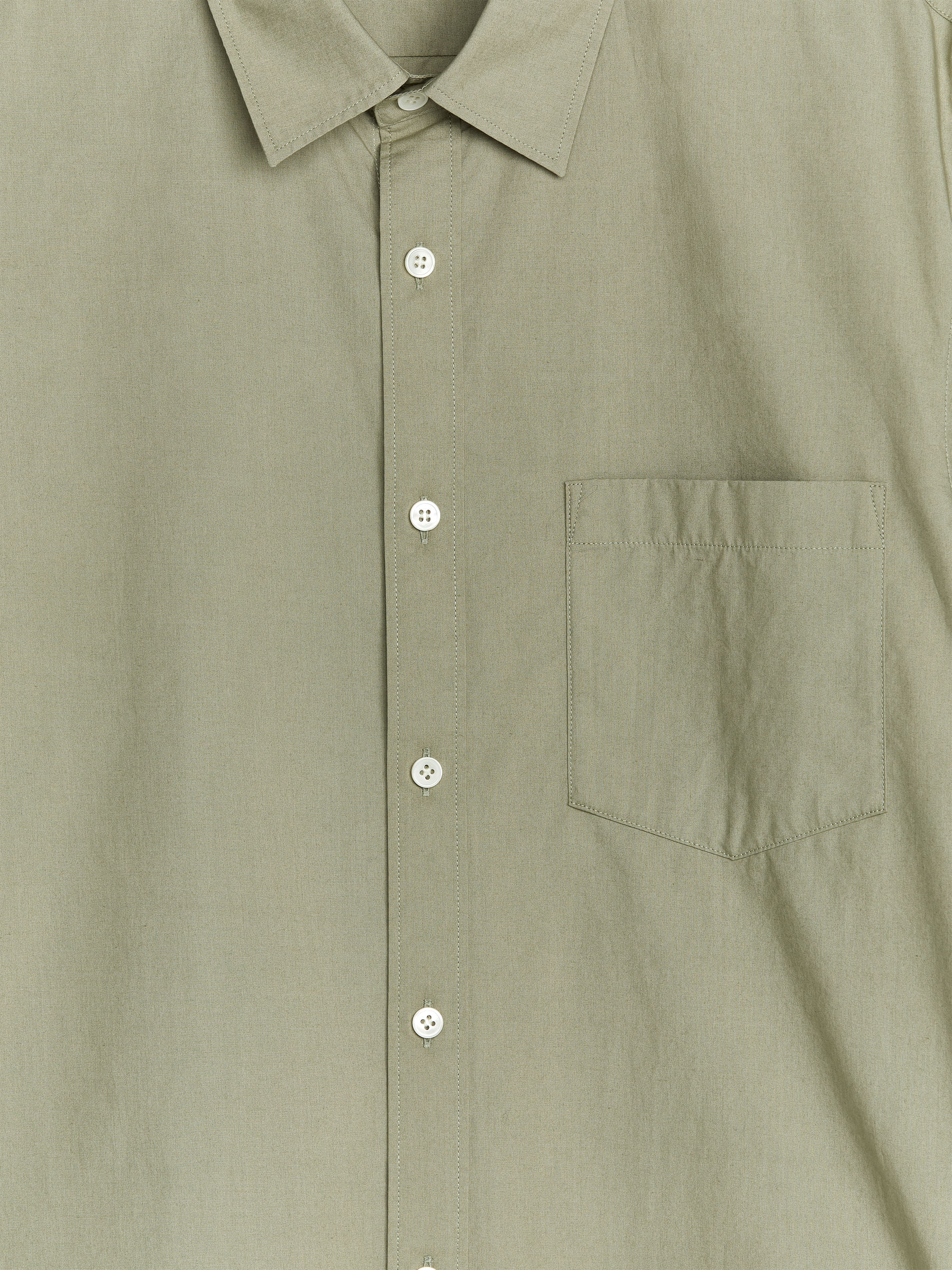 Gewaschenes Popeline-Hemd - Khaki - Regular Fit - Herren - StillMedia/DescriptiveDetail - 2