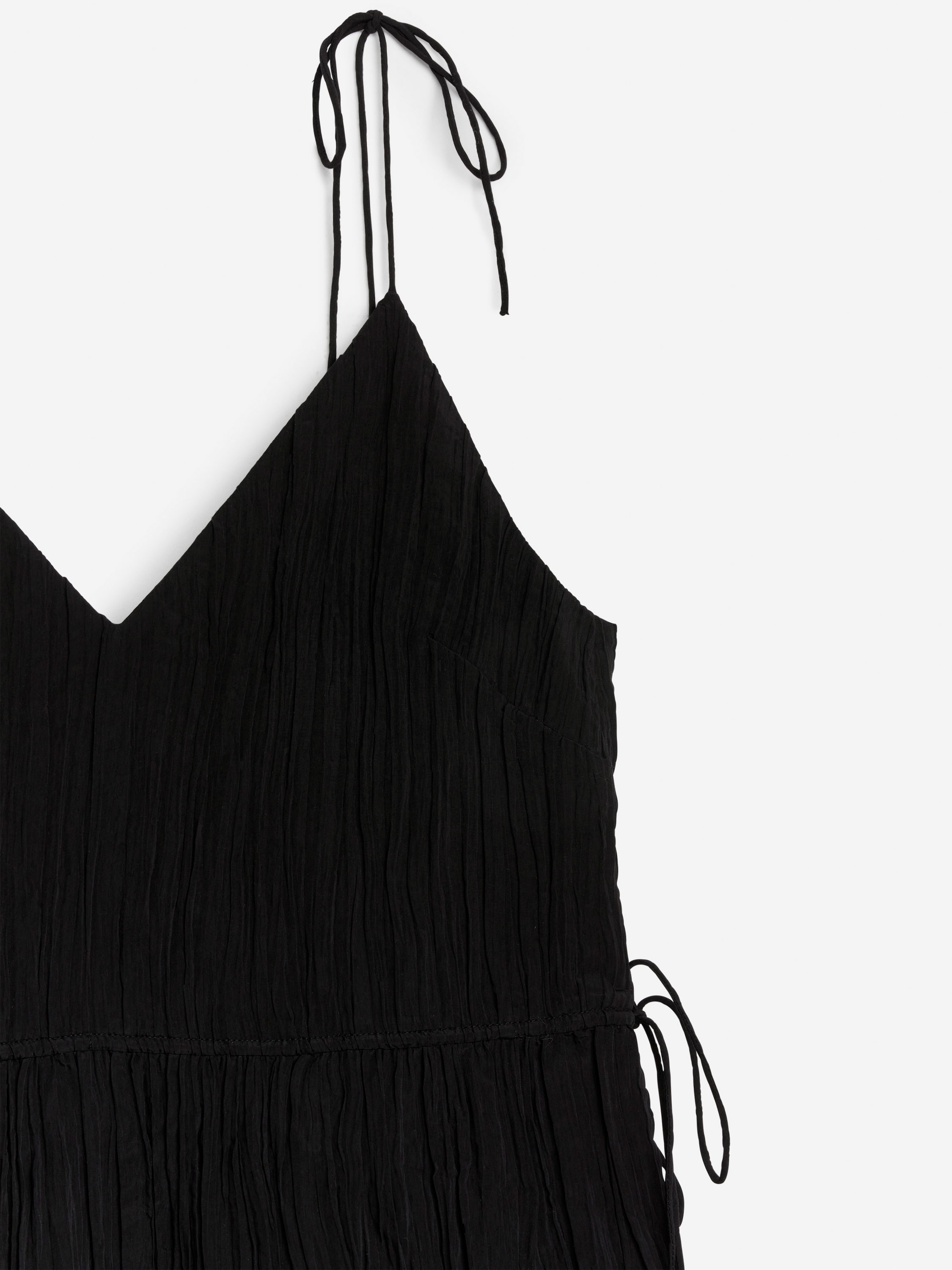 Crinkle Strap Top - Black - Regular fit - Women - StillMedia/DescriptiveDetail - 2