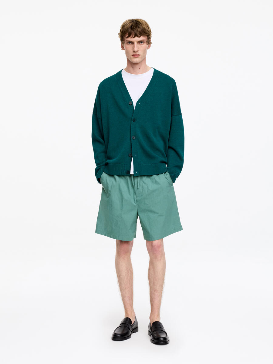 ARKET Men's  Relaxed Pull-On Shorts Green,  size 44