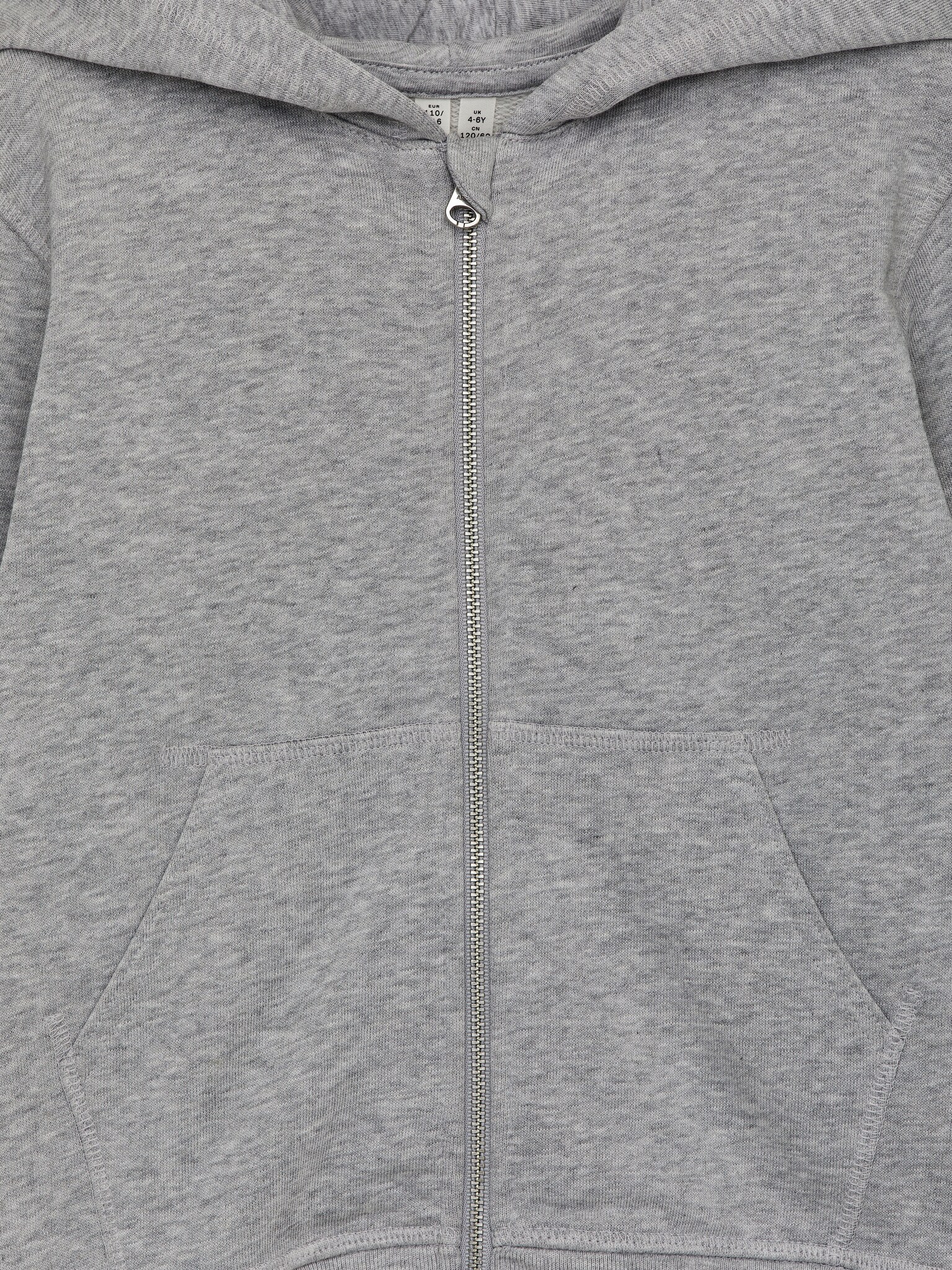 Hooded Sweatshirt - Grey Melange - 2