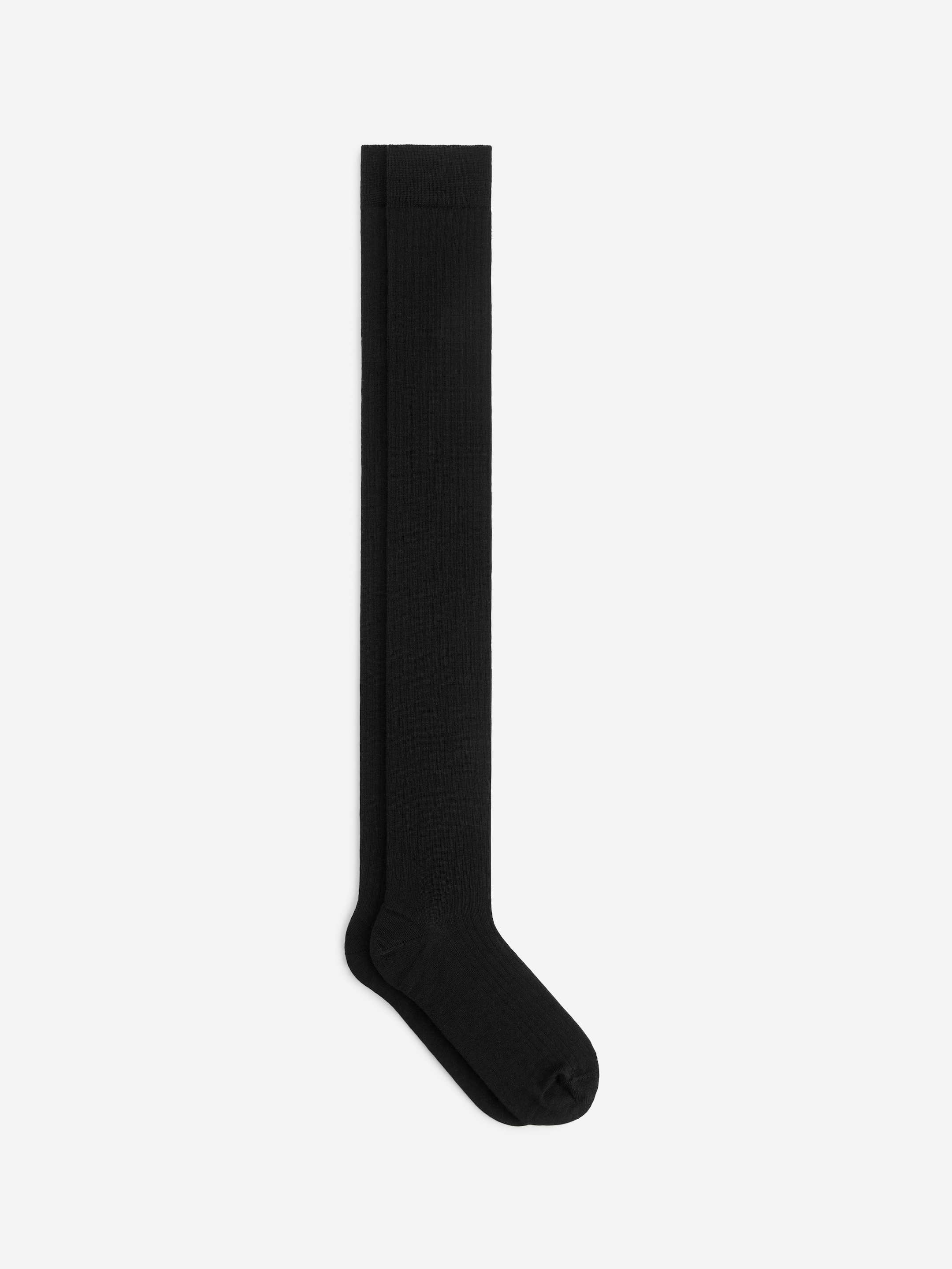 Overknee Wool Socks - Black - Women - StillMedia/DescriptiveStillLife - 4