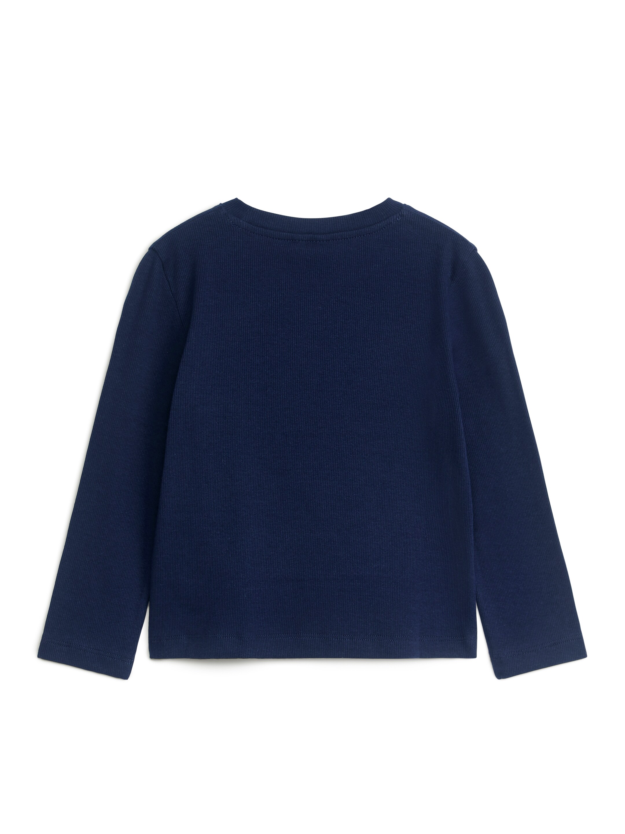Ribbed Long-Sleeve T-Shirt - Dark Blue - Slim fit - Children - StillMedia/DescriptiveStillLife - 2