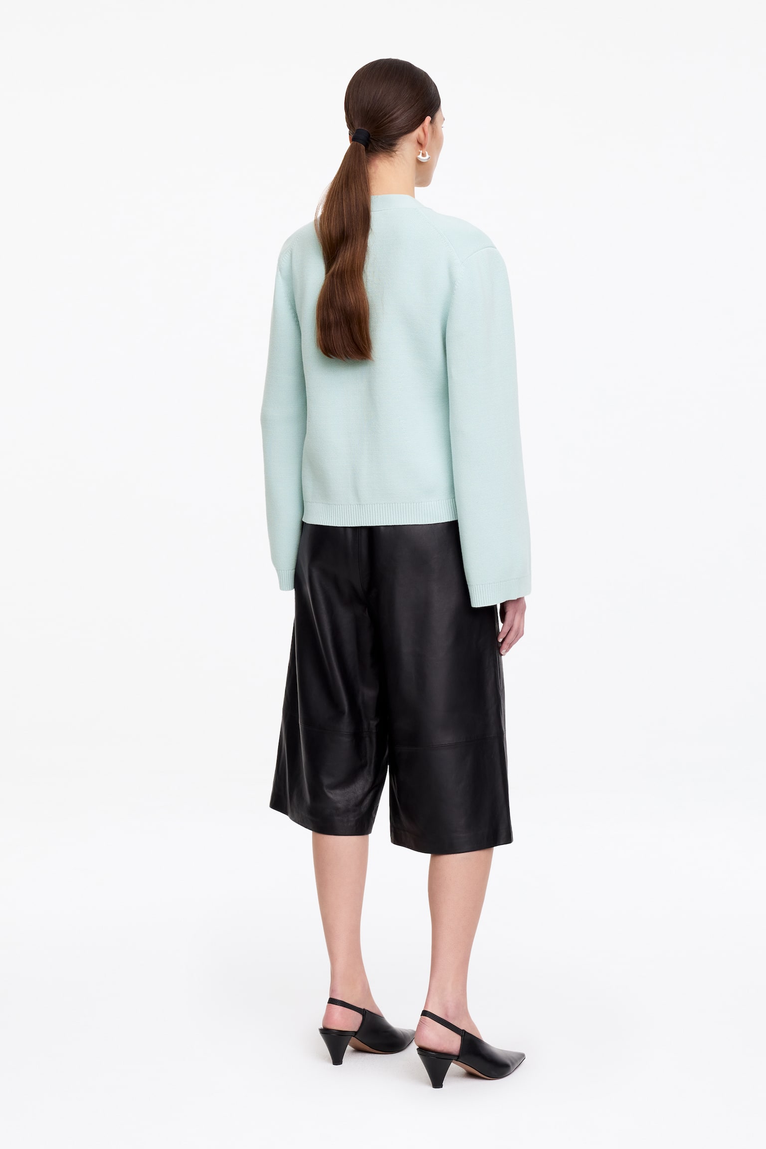 Cardigan din bumbac - Turcoaz Deschis/Roșu/Maro închis/Mole deschis - 3