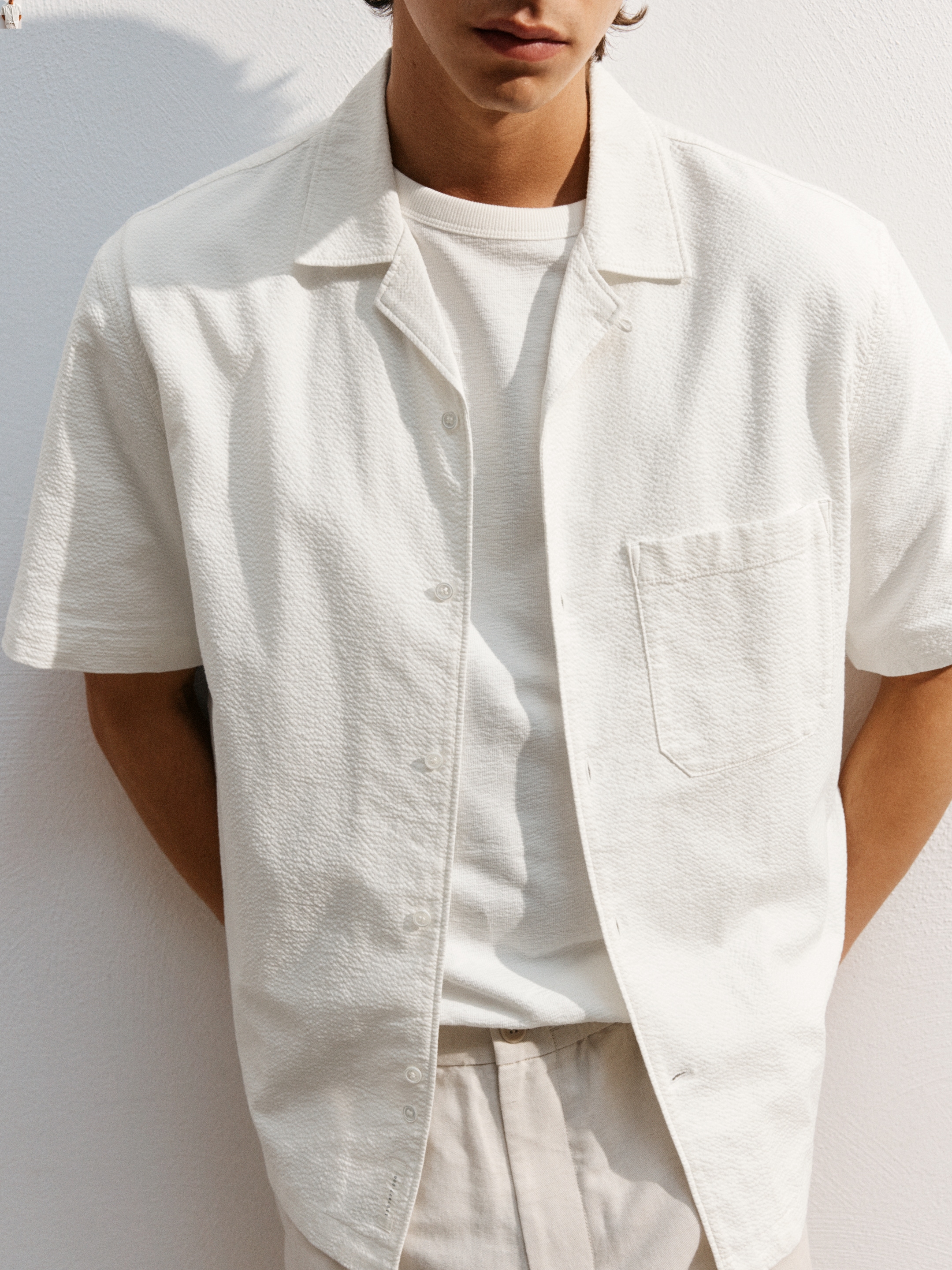 Pantalon en mélange de lin - Beige - Relaxed fit - Homme - StillMedia/Environmental - 1